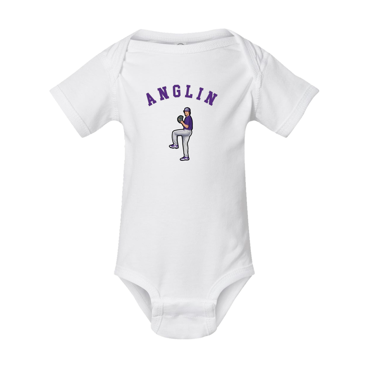 Baby Onesie — Shirsey Arch in White
