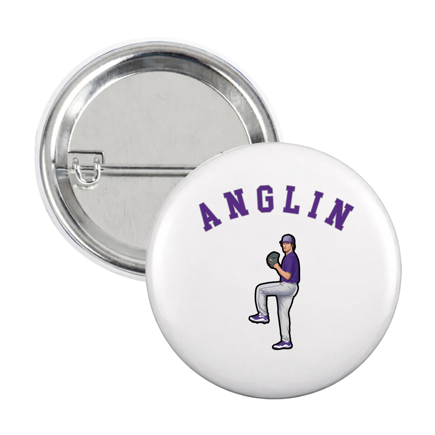 Game Day Button — Shirsey Arch in White