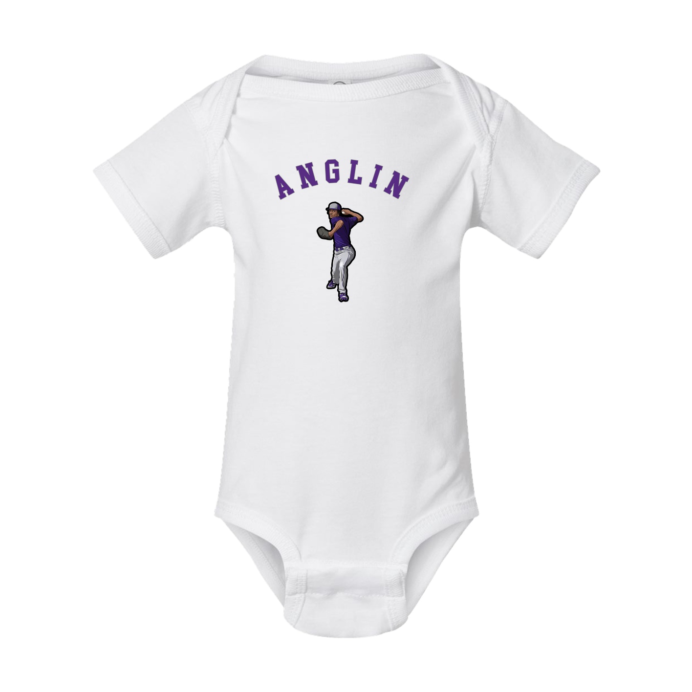 Baby Onesie — Shirsey Arch in White