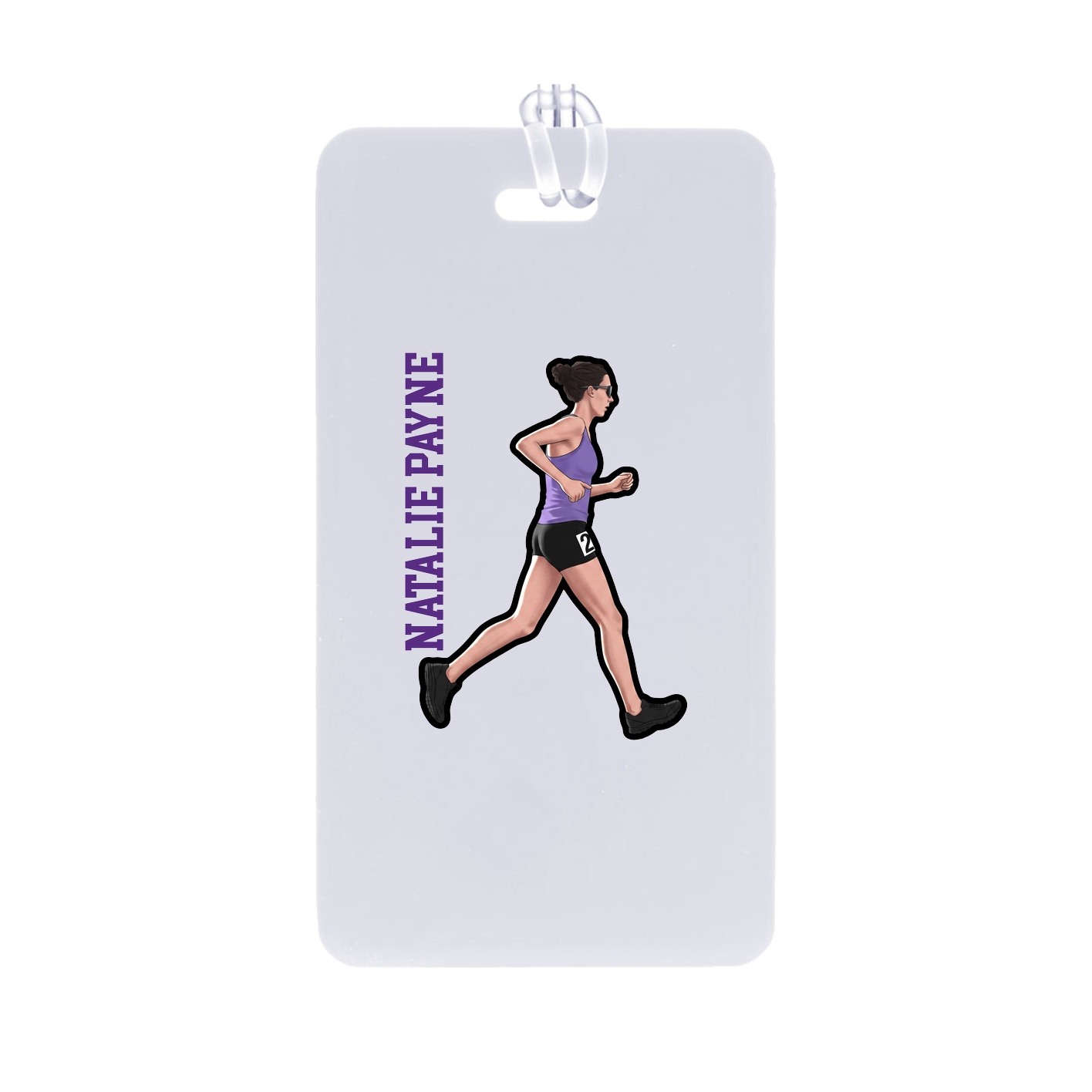 Bag Tag — Name Vertical in Classic
