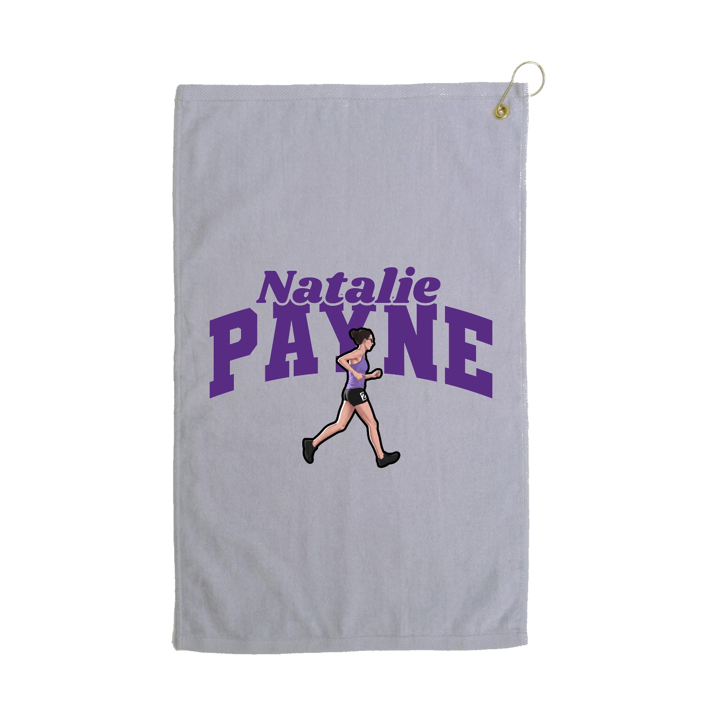 Golf Towel — Signature Arch in Grey