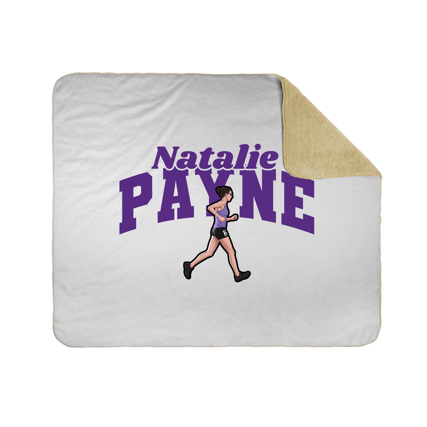 Throw Blanket — Signature Arch in White