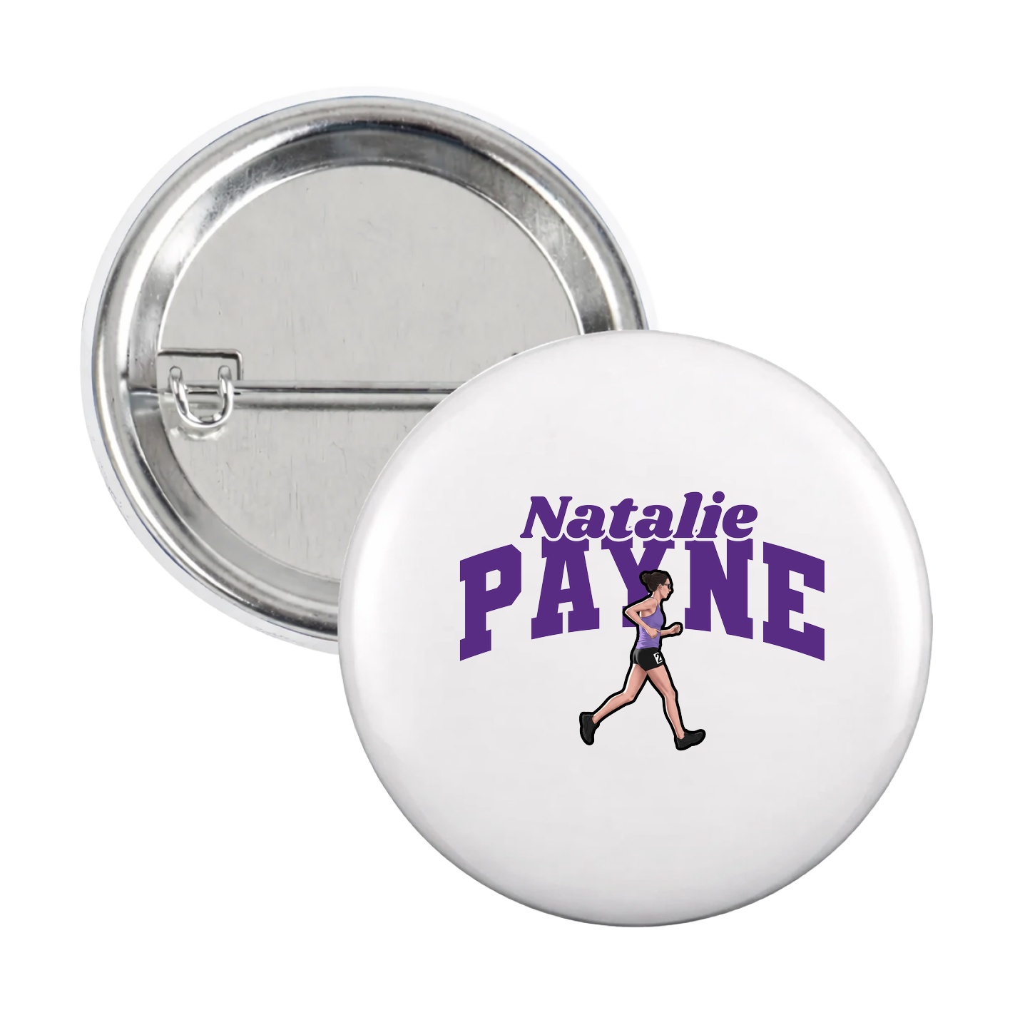 Game Day Button — Signature Arch in White