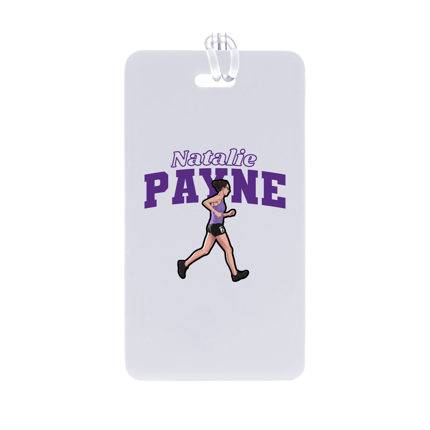 Bag Tag — Name Arch in Classic