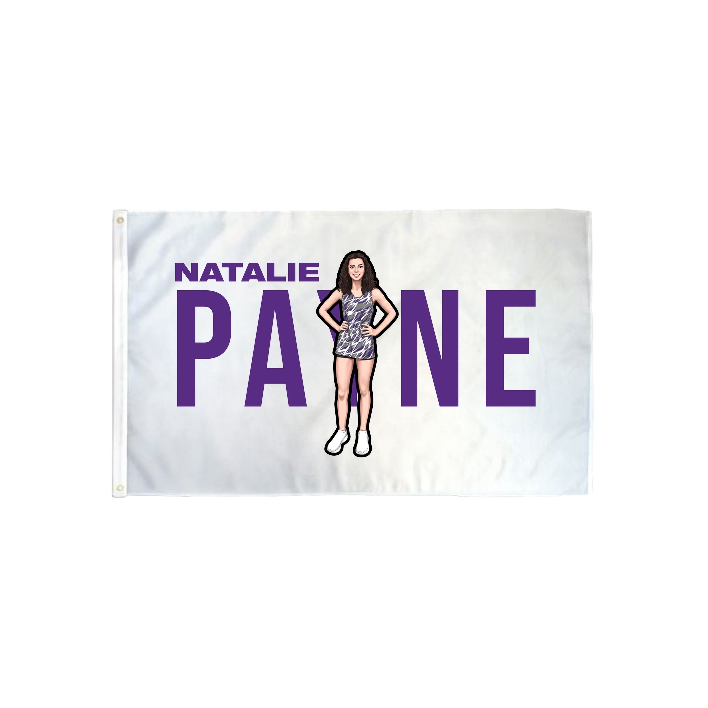 3x5 Flag — Player Name in Classic