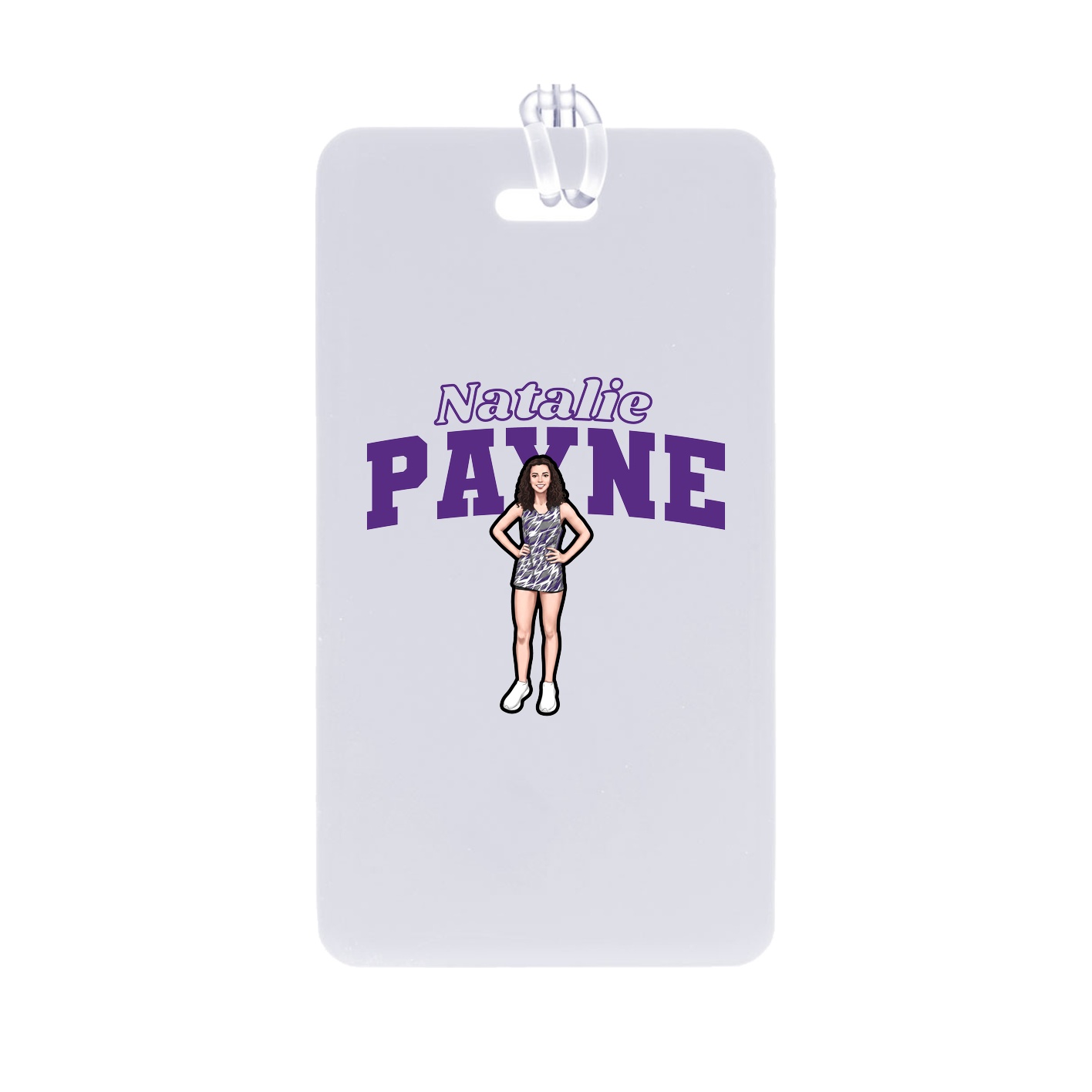Bag Tag — Name Arch in Classic