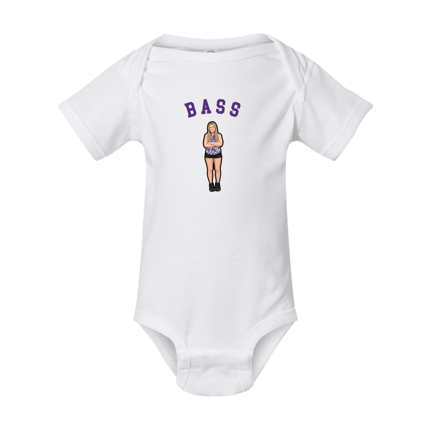 Baby Onesie — Shirsey Arch in White
