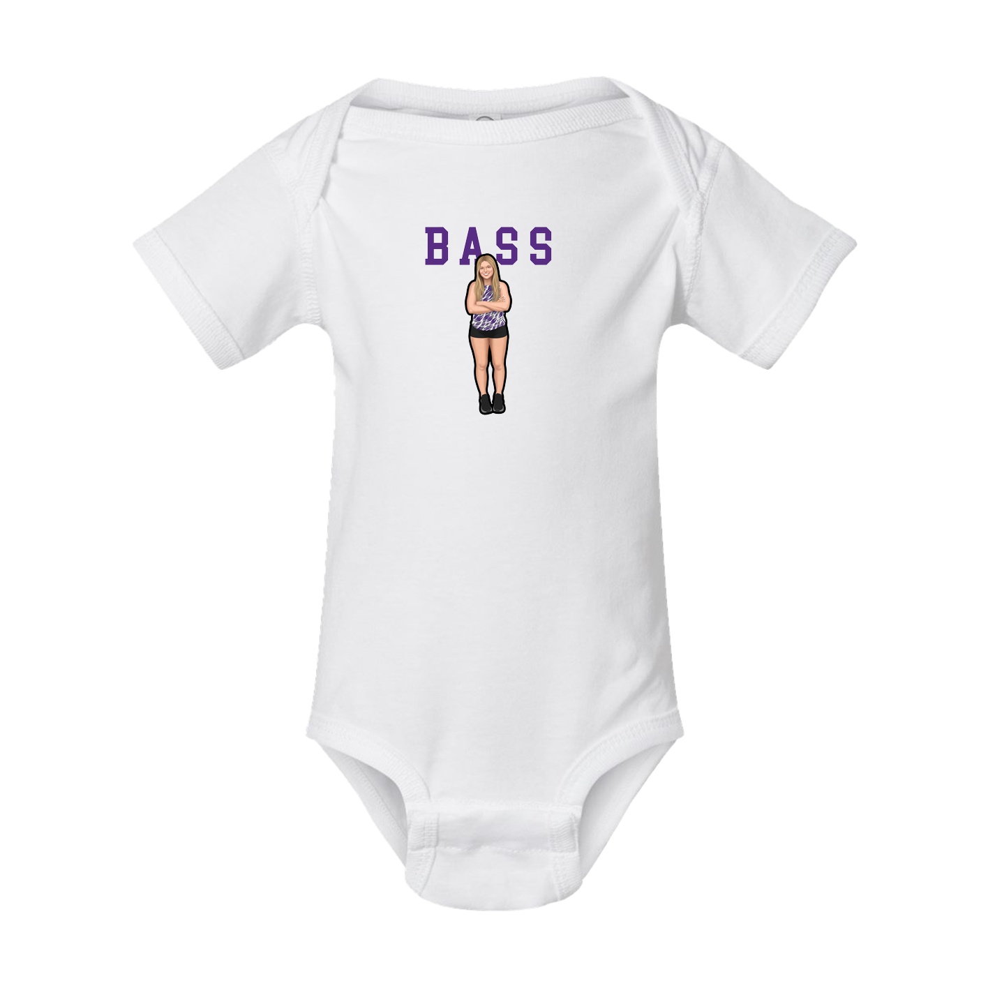 Baby Onesie — Shirsey in White