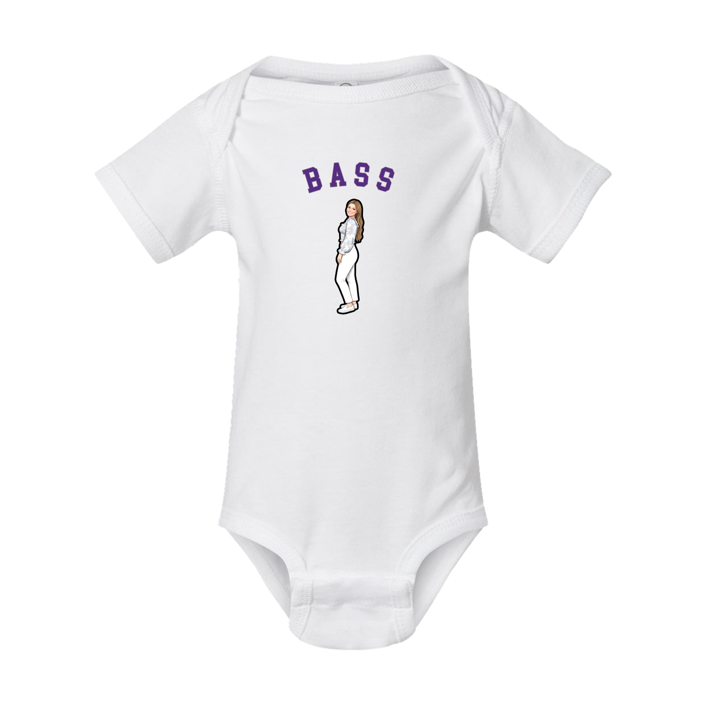 Baby Onesie — Shirsey Arch in White