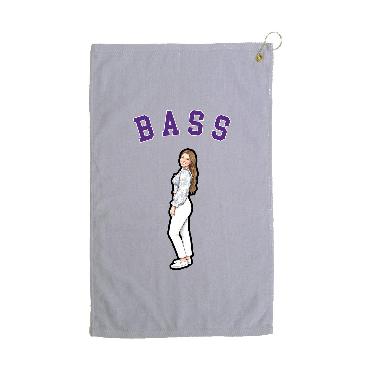 Golf Towel — Shirsey Arch in Grey