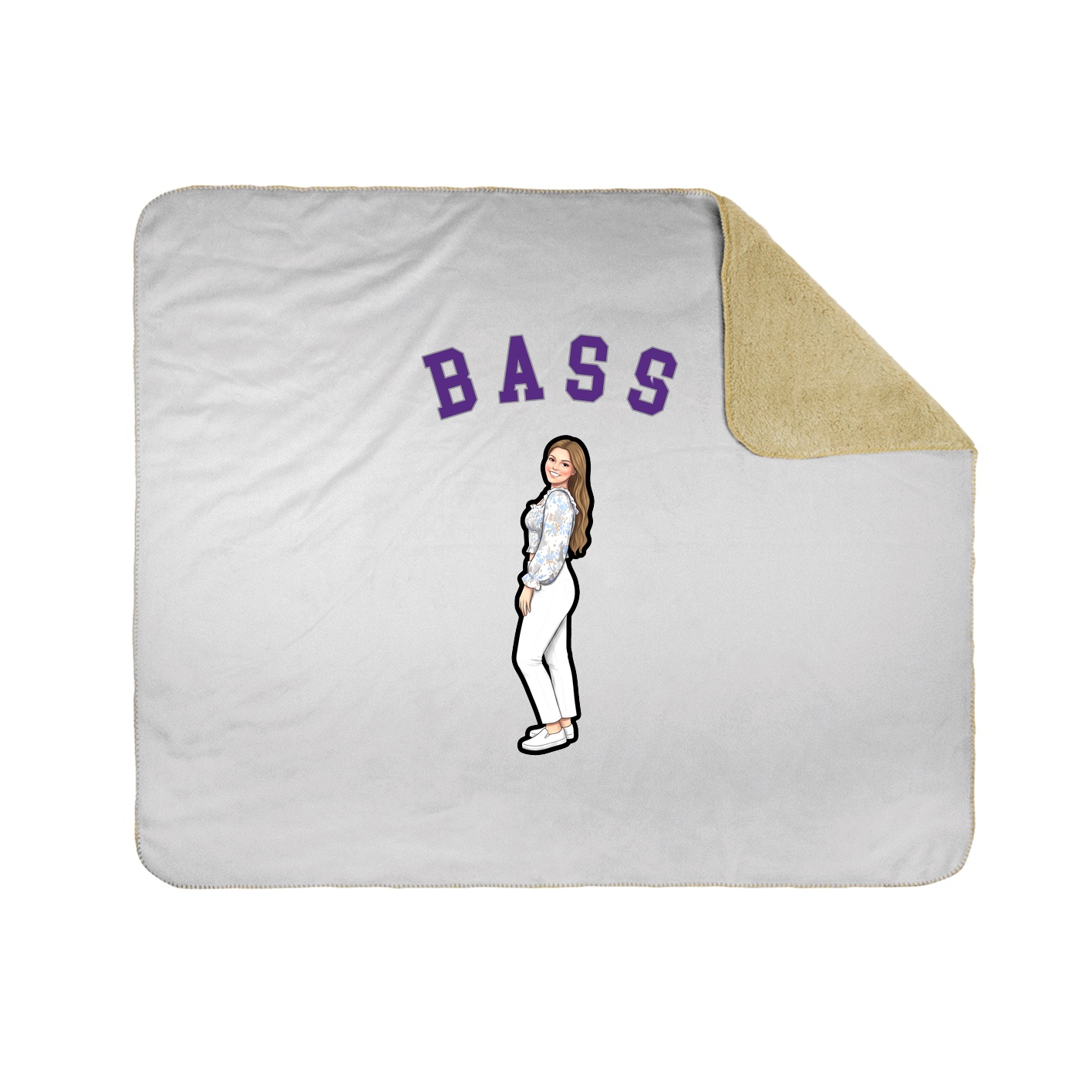 Throw Blanket — Shirsey Arch in White