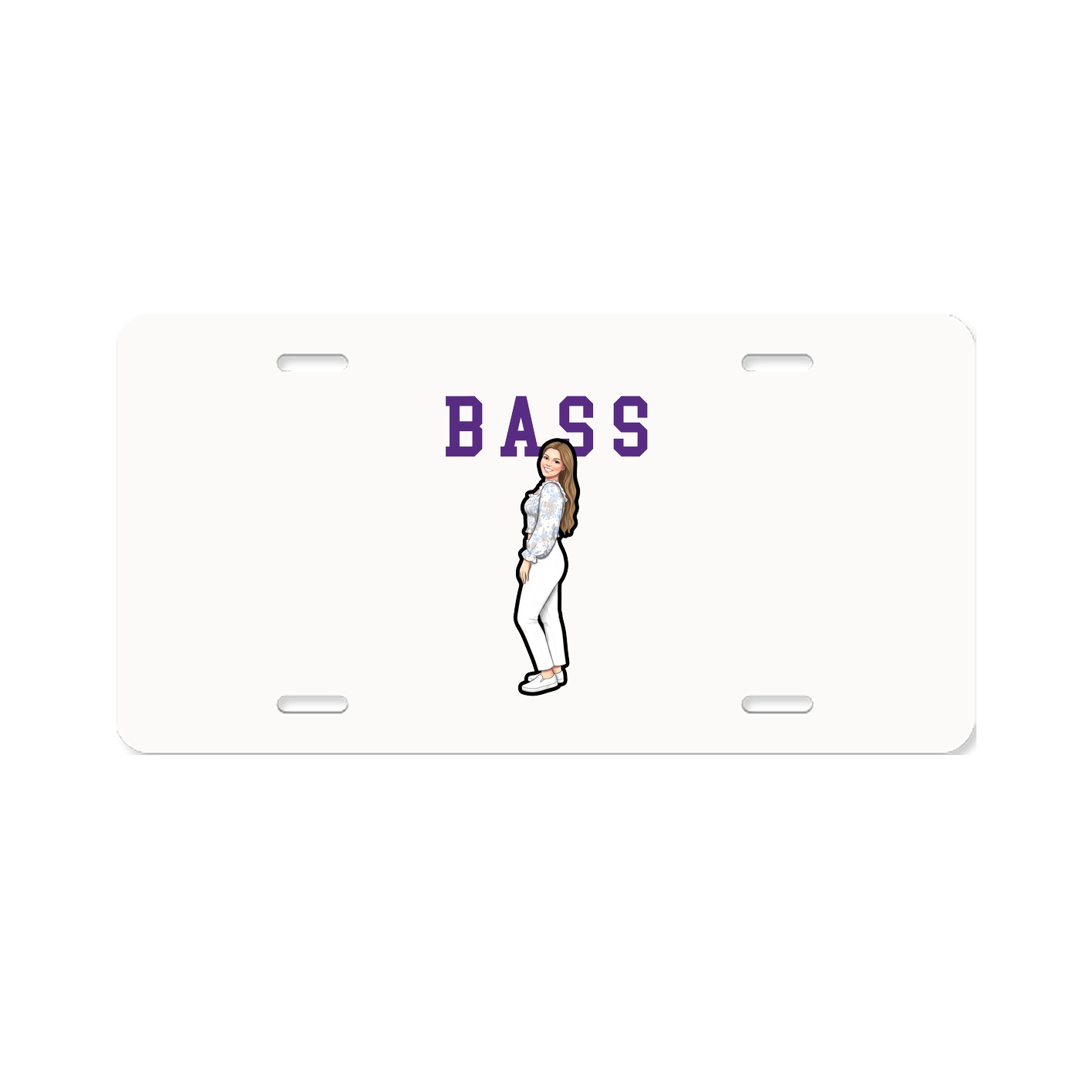 License Plate — Shirsey in Classic