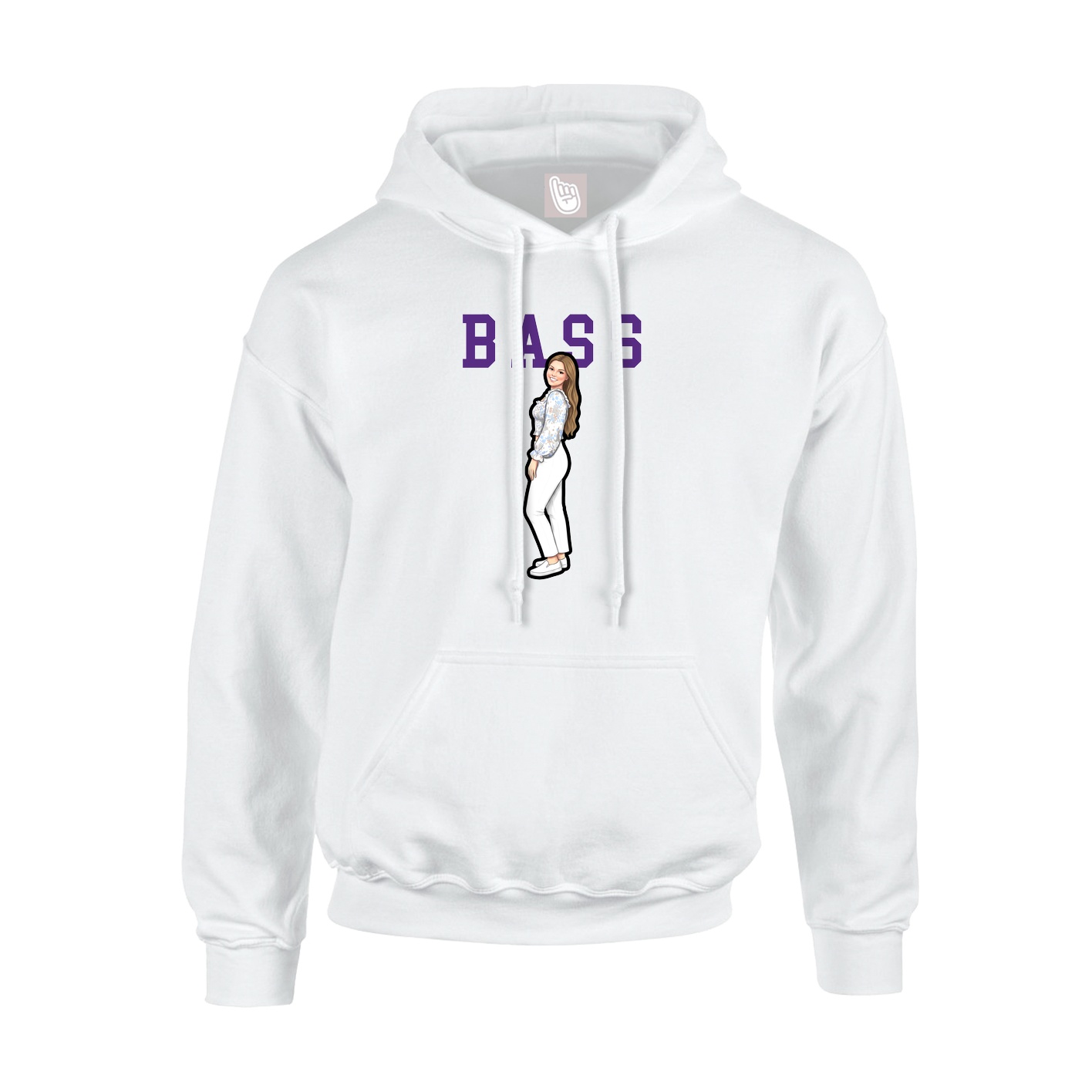 Youth Hoodie — Shirsey in White