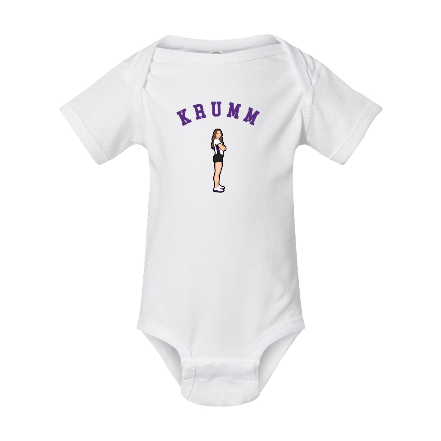 Baby Onesie — Shirsey Arch in White