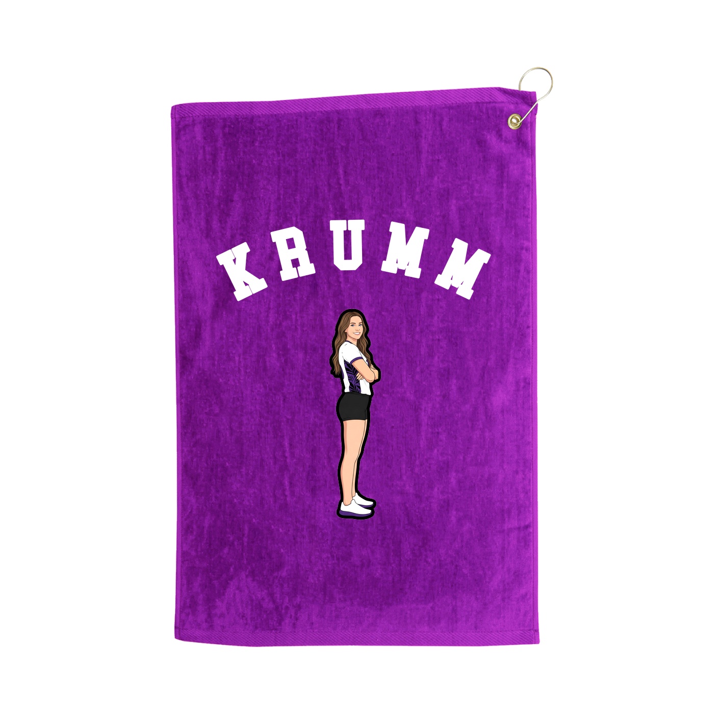 Golf Towel — Shirsey Arch in Purple