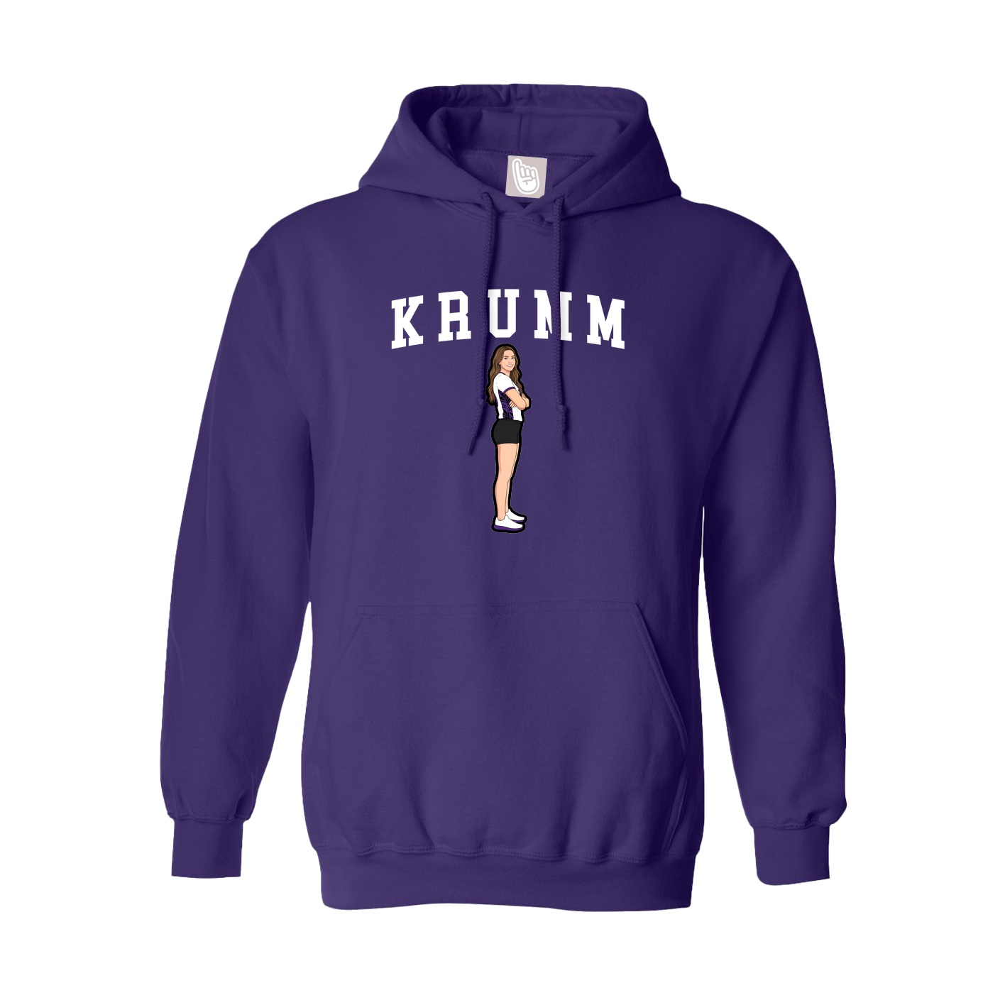 Hoodie — Shirsey in Purple