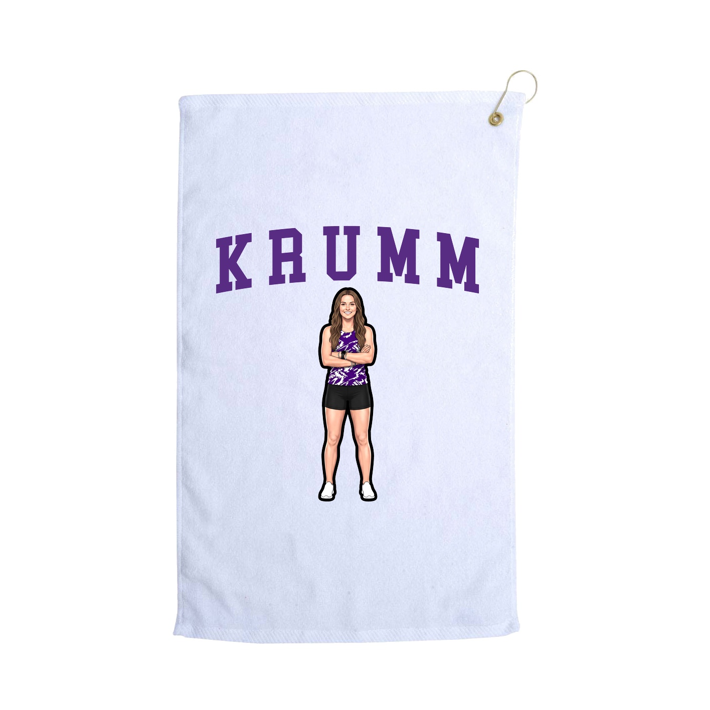 Golf Towel — Shirsey in White