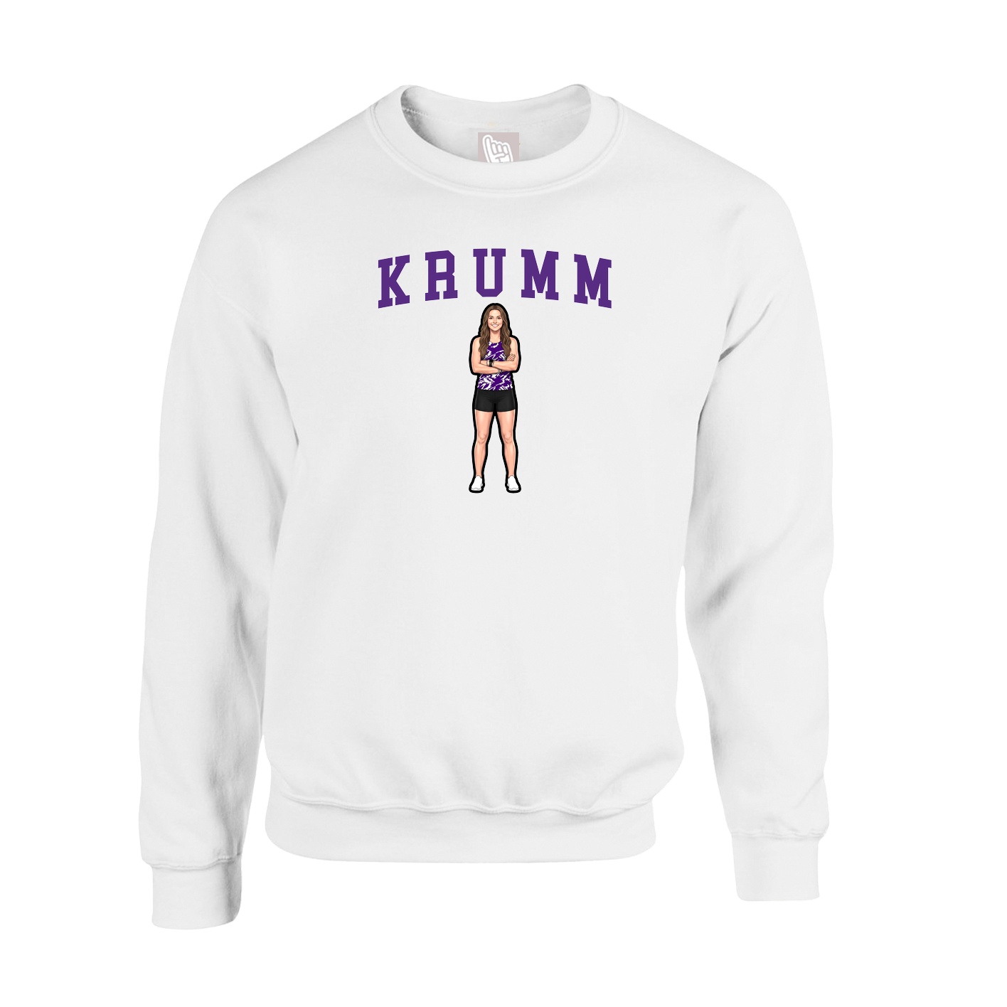 Fleece Crew — Shirsey in White