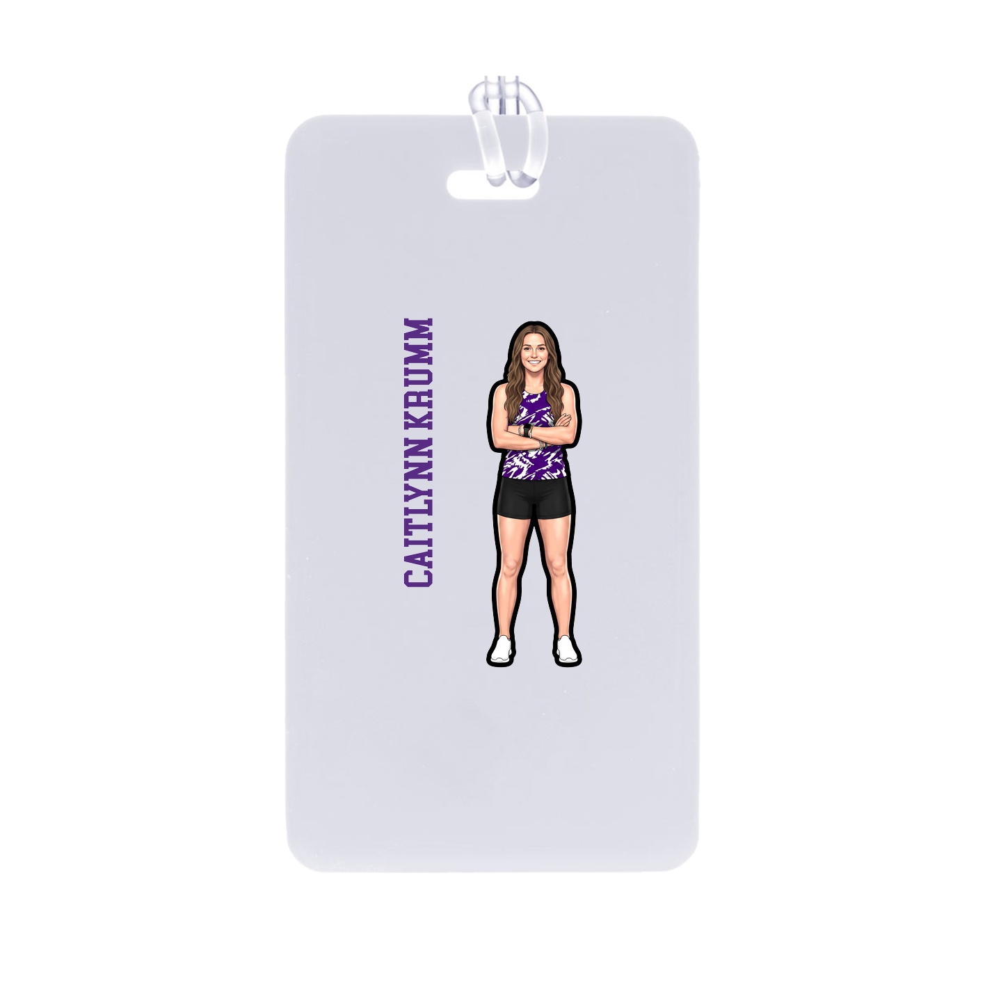 Bag Tag — Name Vertical in Classic