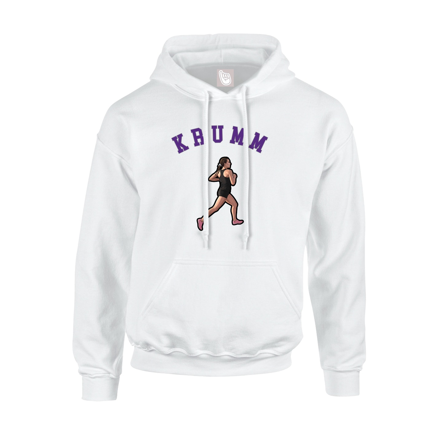Youth Hoodie — Shirsey Arch in White