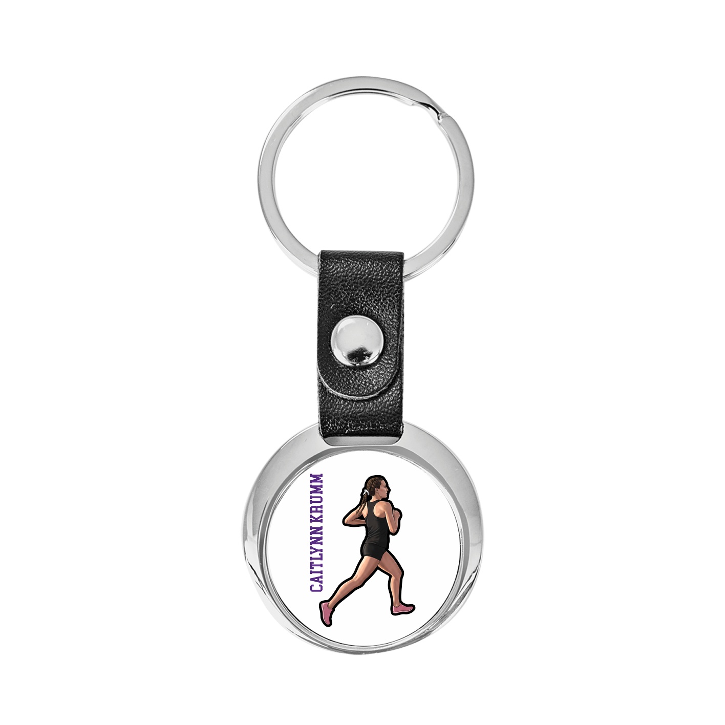 Key Chain — Name Vertical in Classic