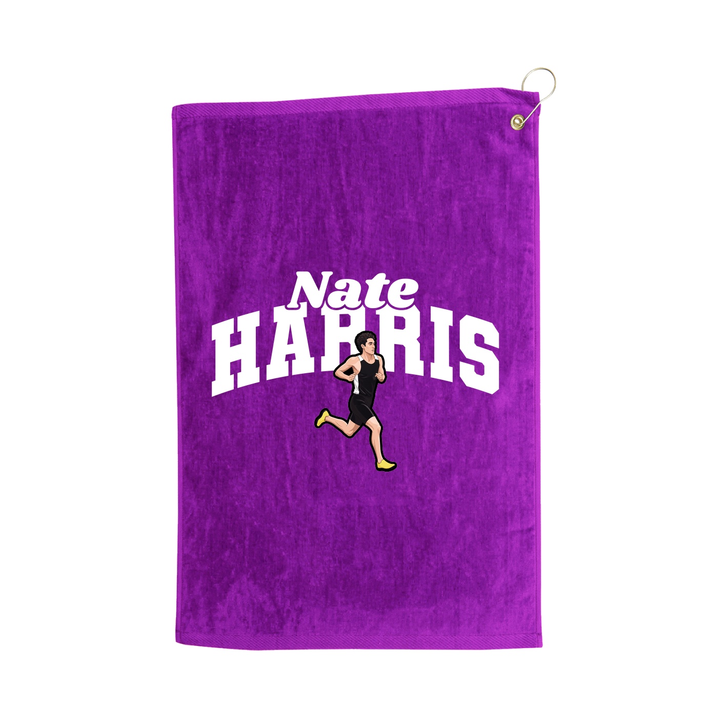 Golf Towel — Signature Arch in Purple