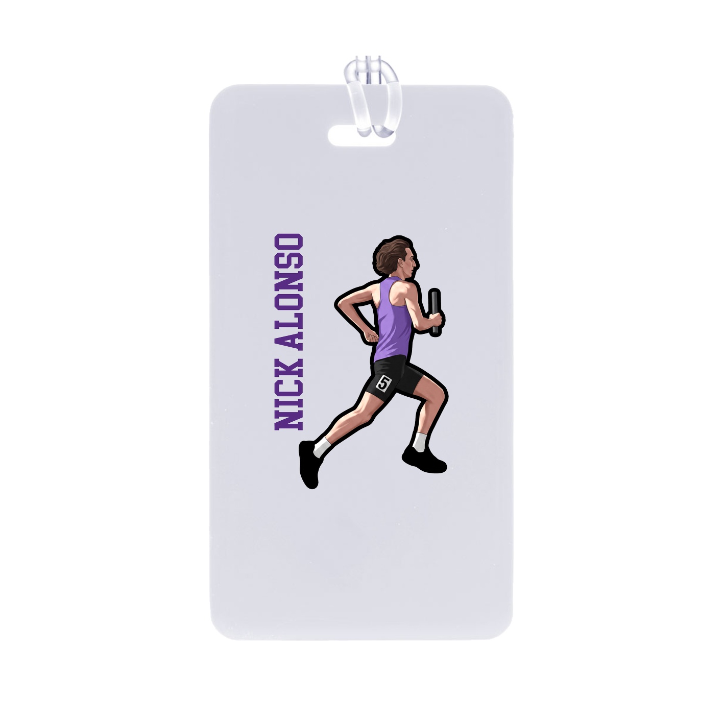 Bag Tag — Name Vertical in Classic