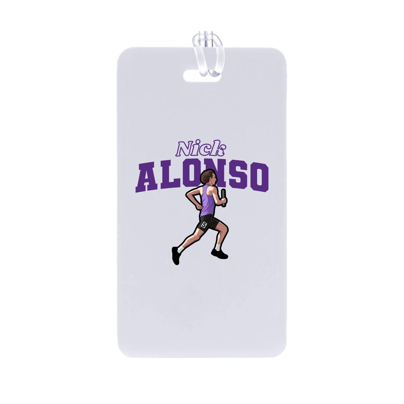 Bag Tag — Name Arch in Classic