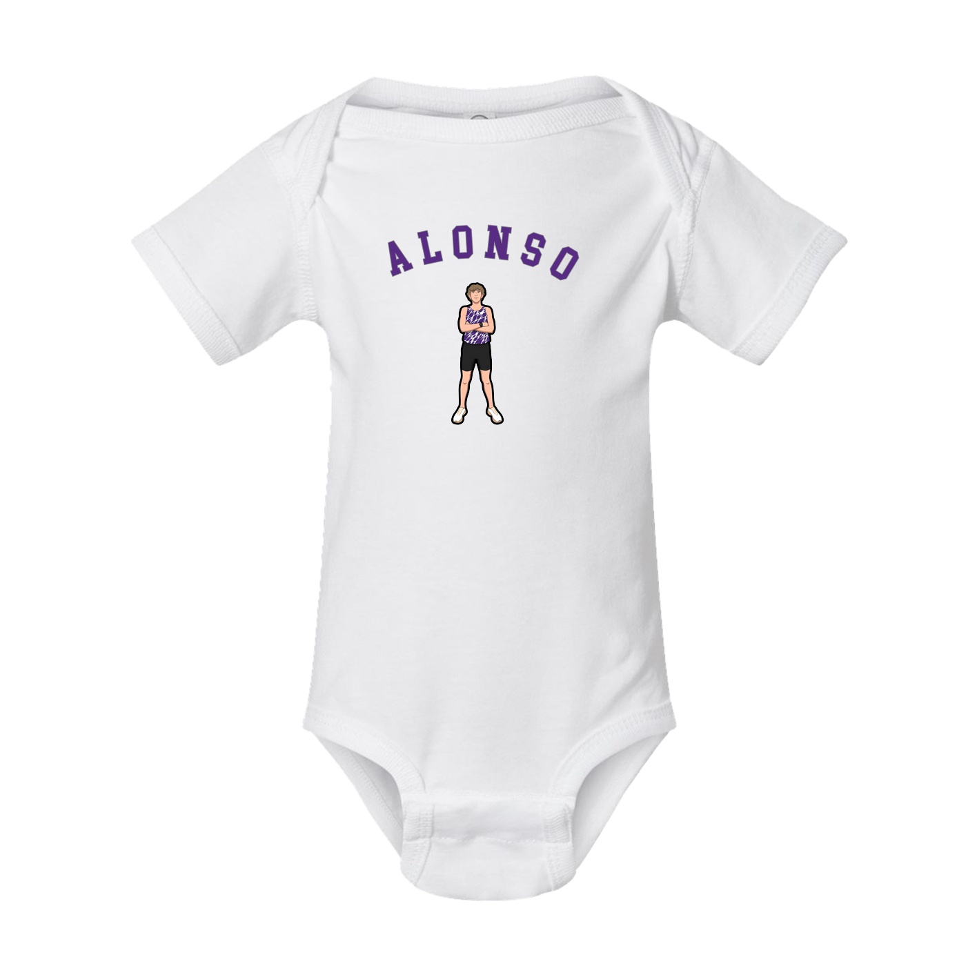 Baby Onesie — Shirsey Arch in White