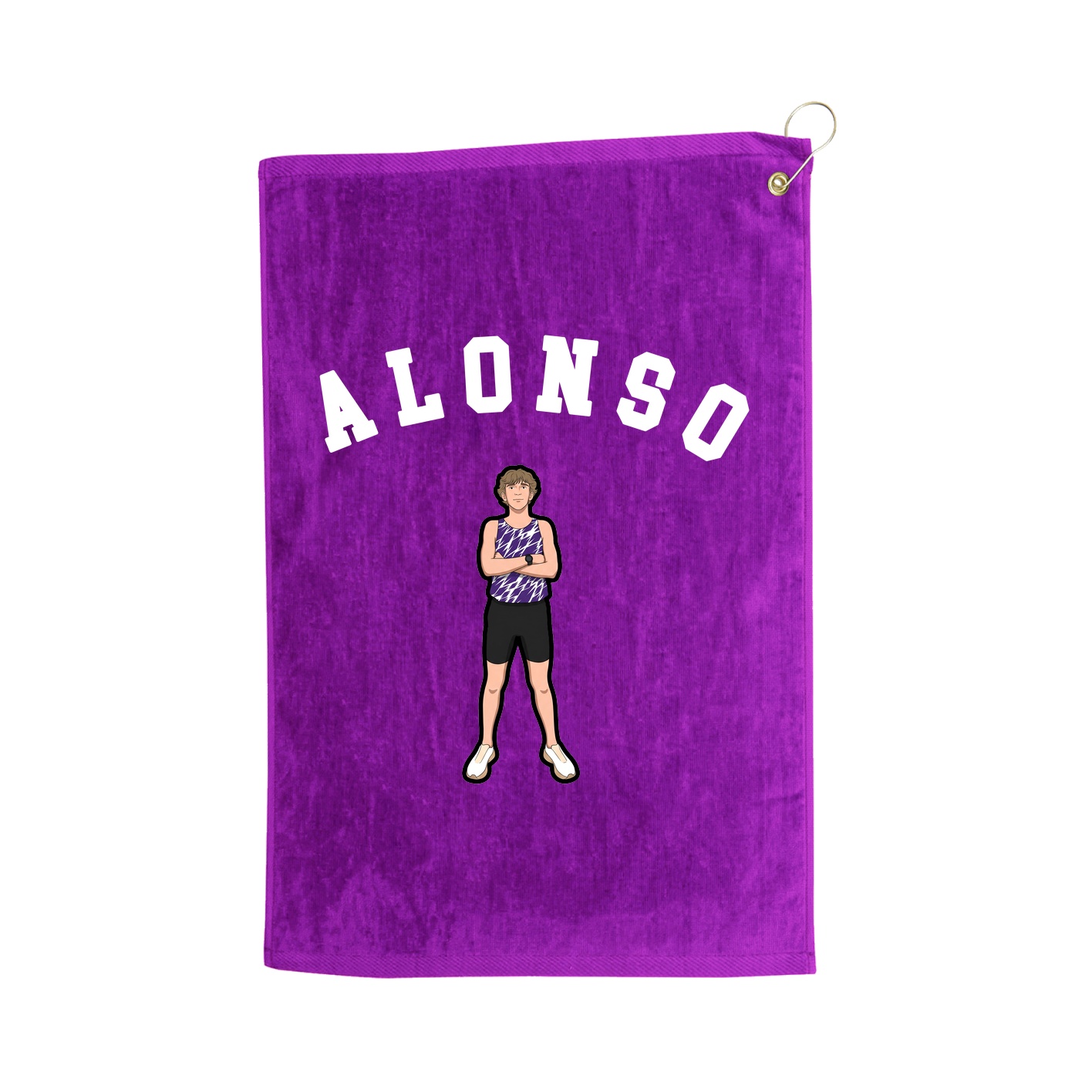 Golf Towel — Shirsey Arch in Purple