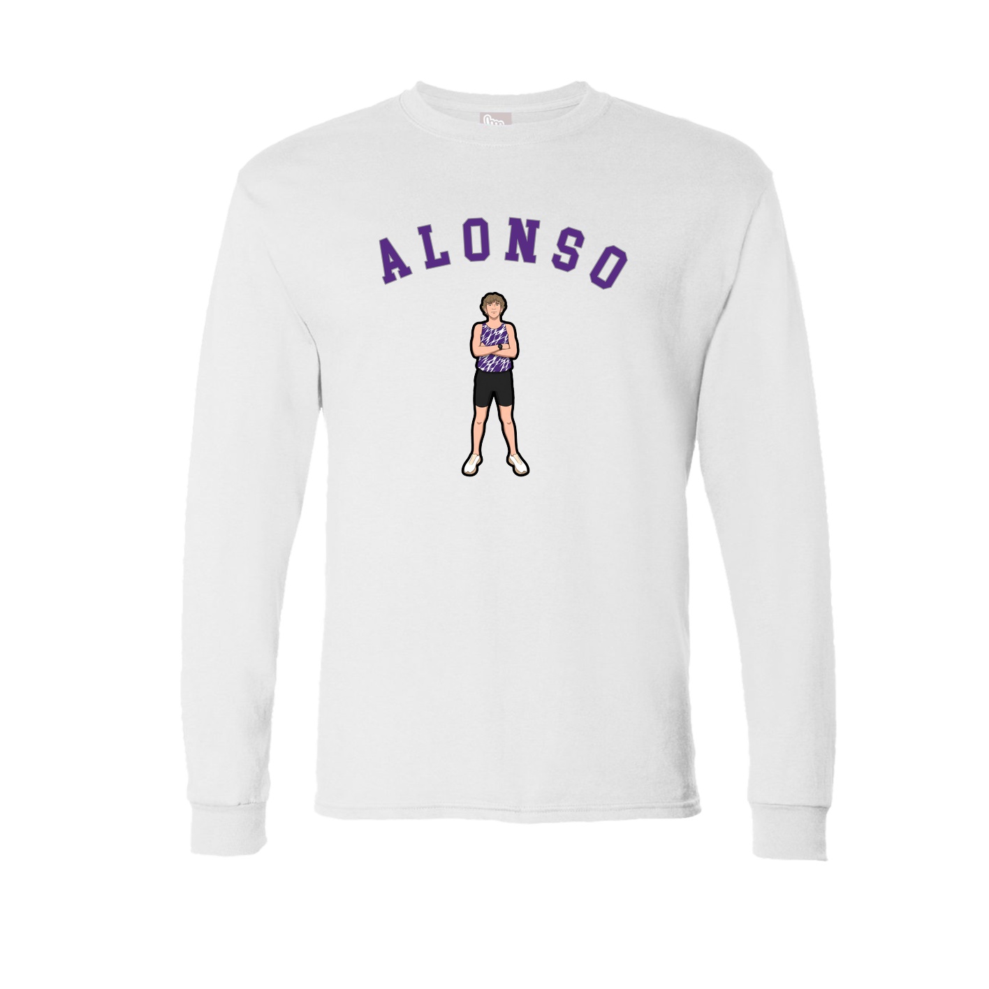 Long Sleeve Tee — Shirsey Arch in White