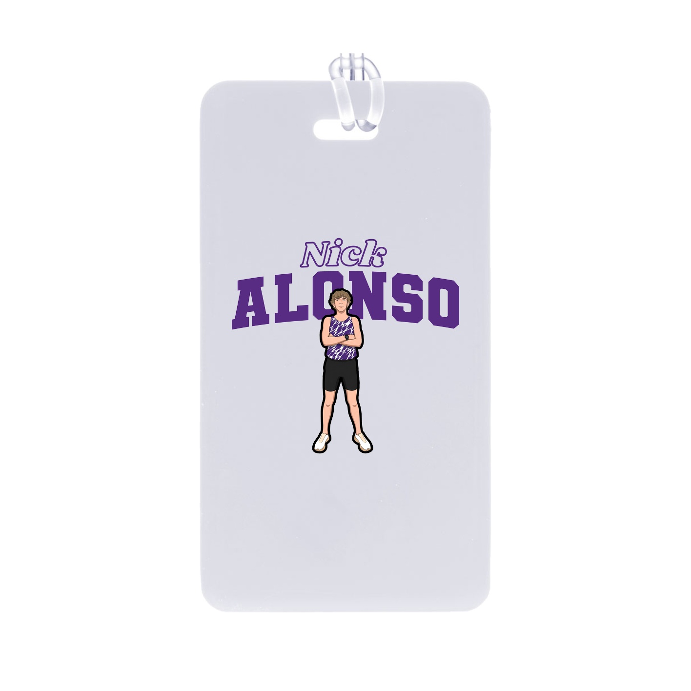 Bag Tag — Name Arch in Classic