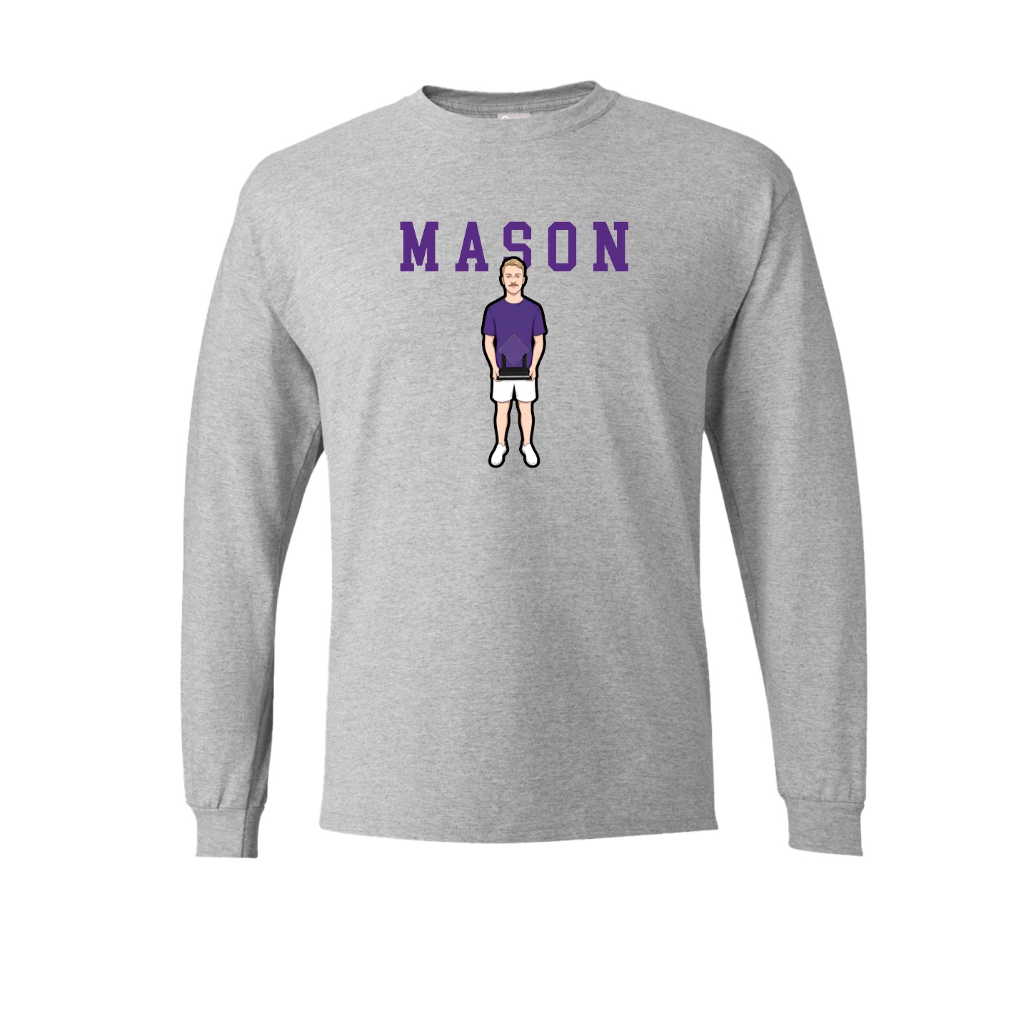 Long Sleeve Tee — Shirsey in Grey