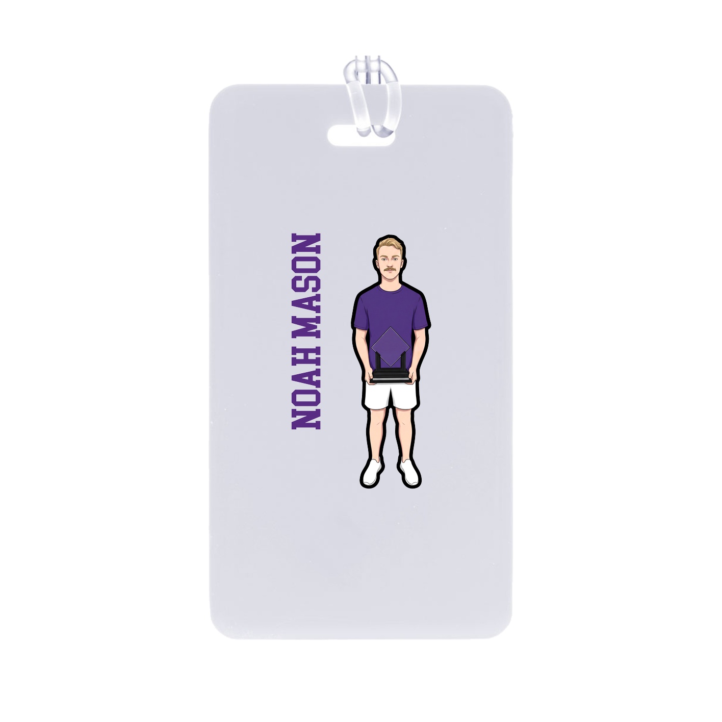 Bag Tag — Name Vertical in Classic