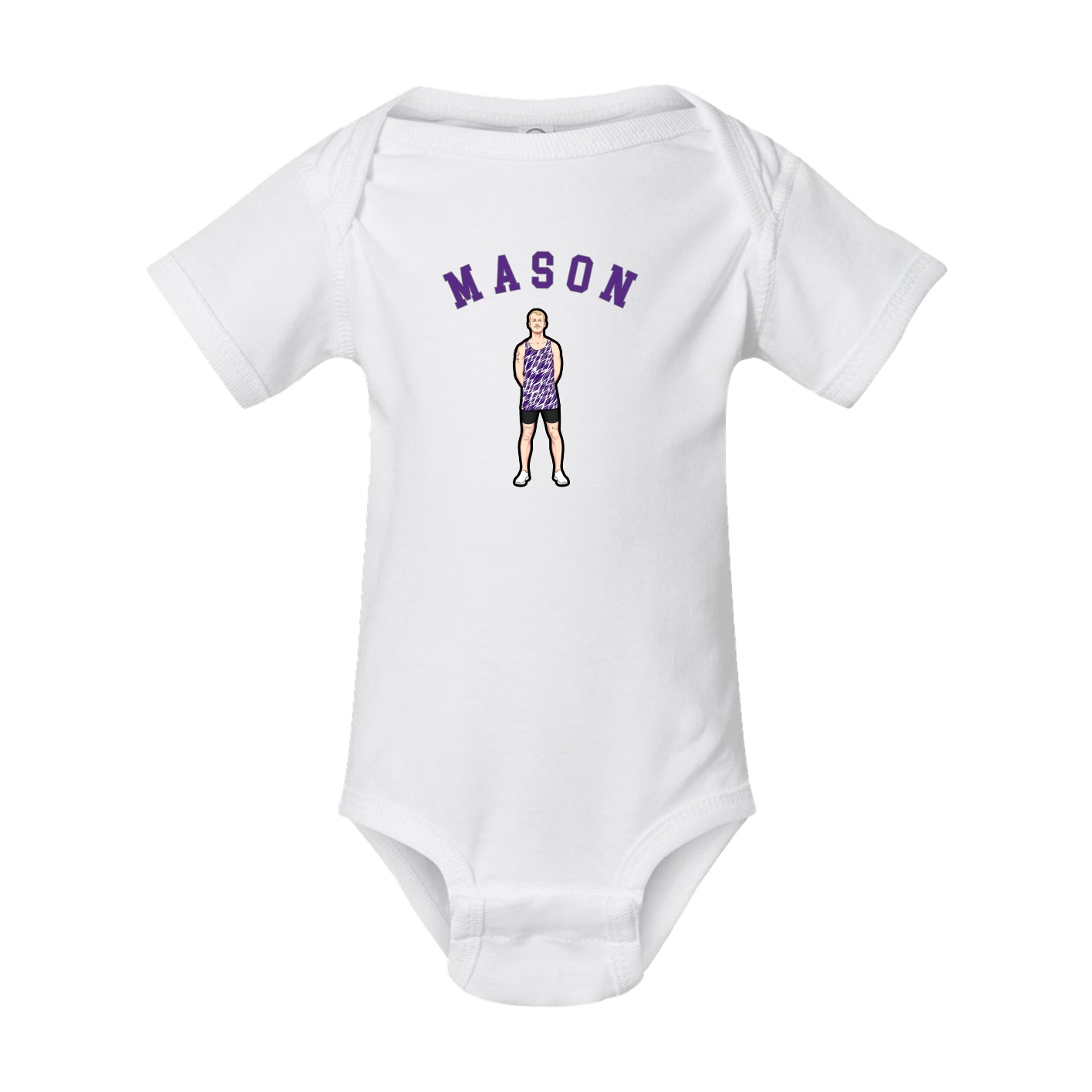 Baby Onesie — Shirsey Arch in White