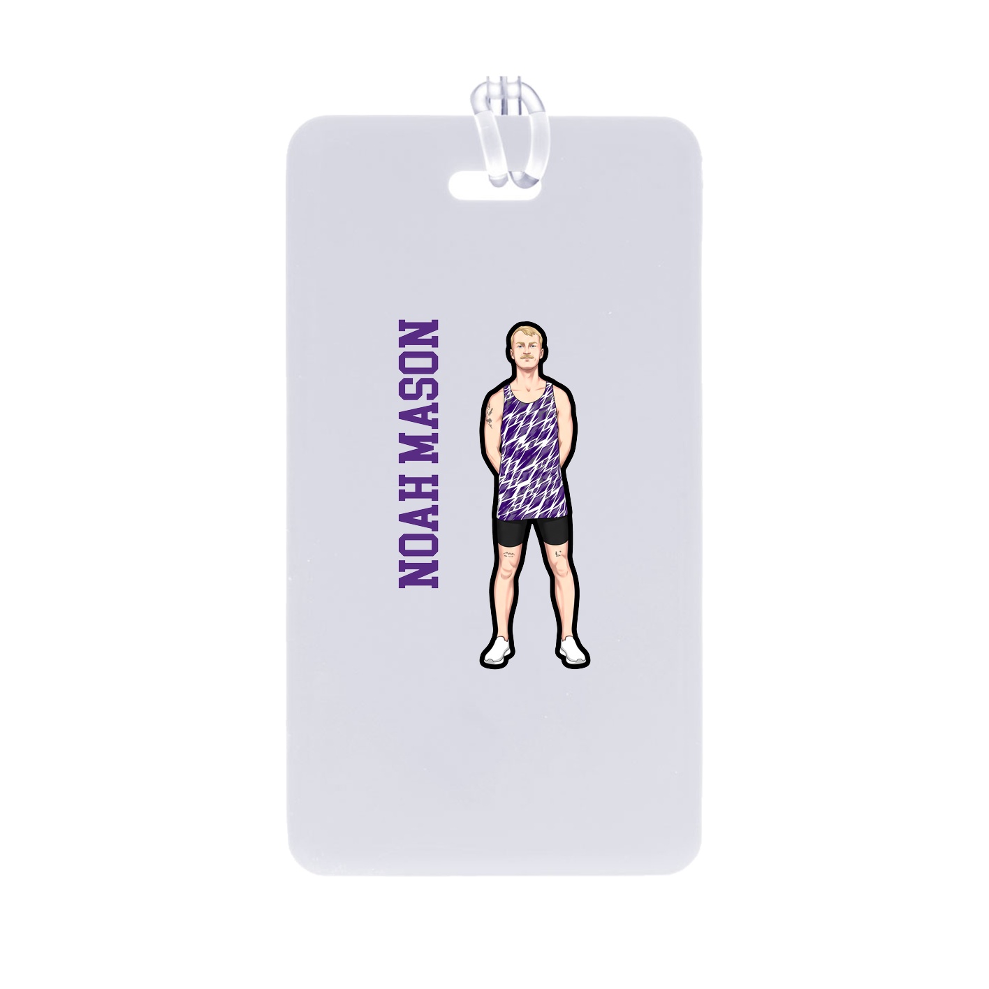 Bag Tag — Name Vertical in Classic