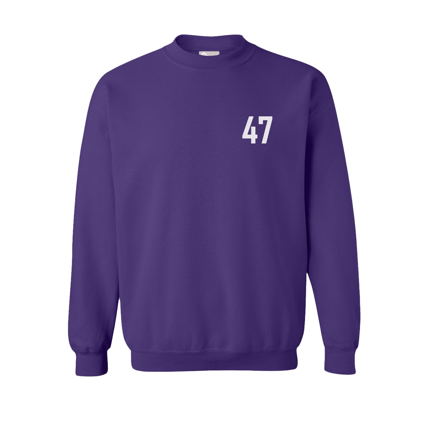 Fleece Crew — Front Shirsy in Purple