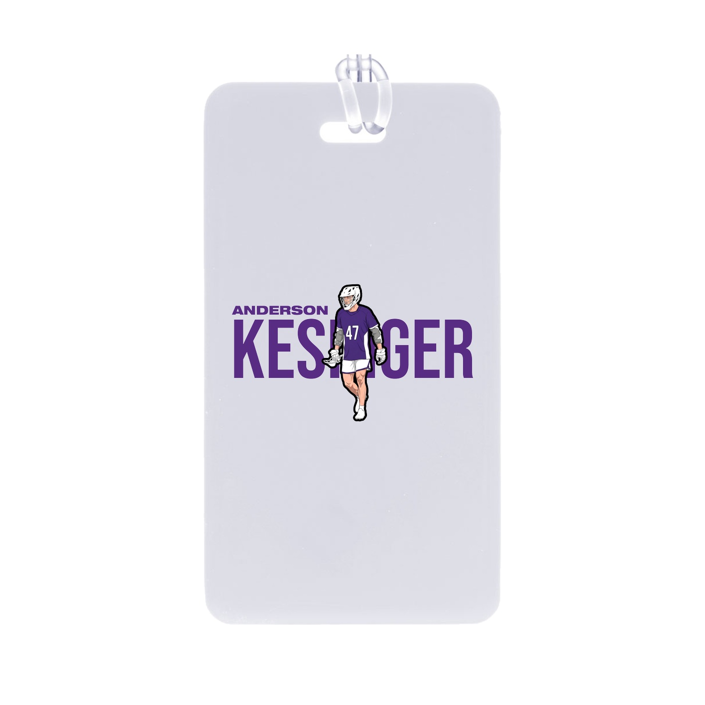 Bag Tag — Player Name in Classic