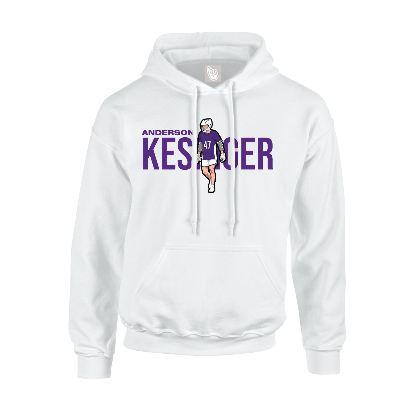 Hoodie — Player Name in White