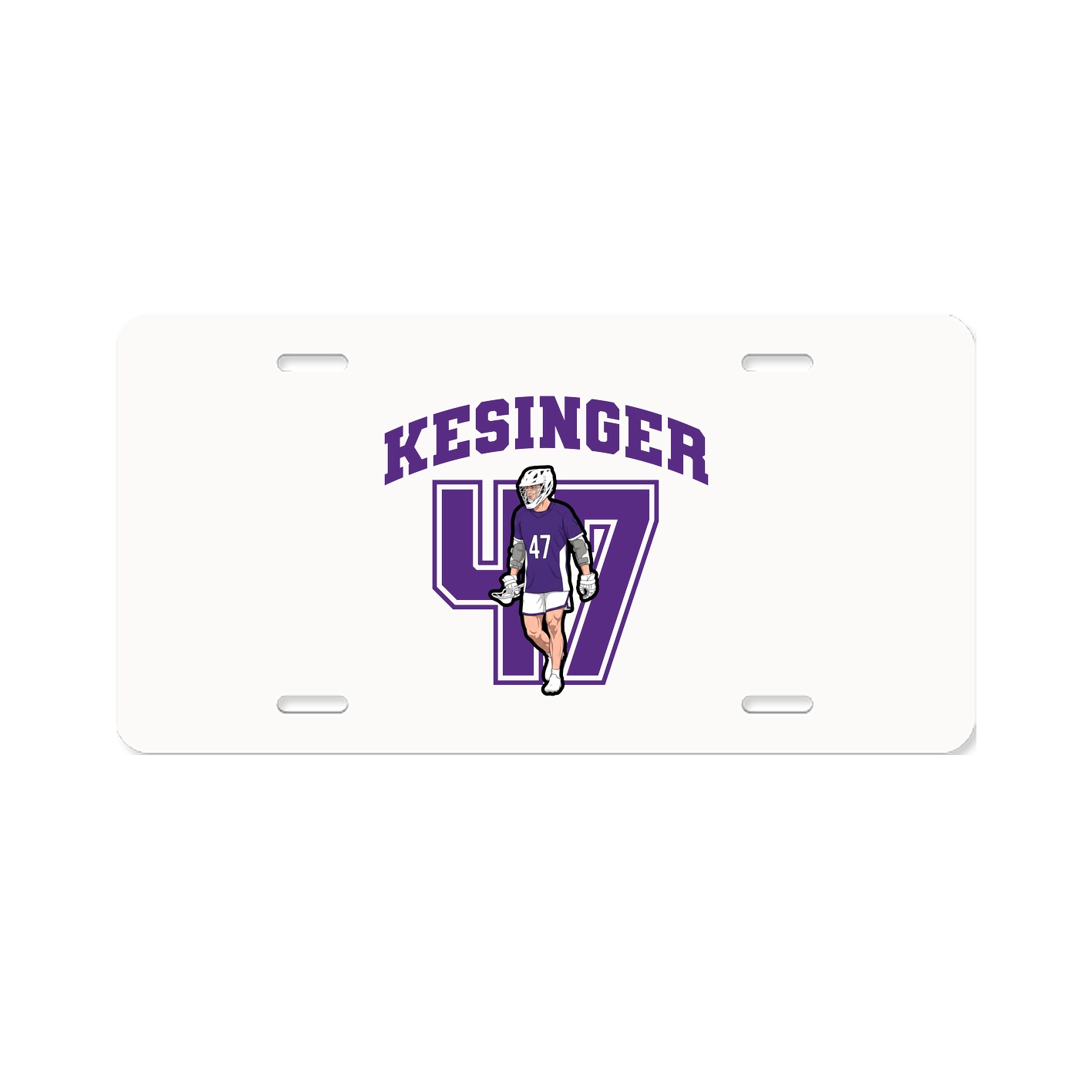License Plate — Number in Classic