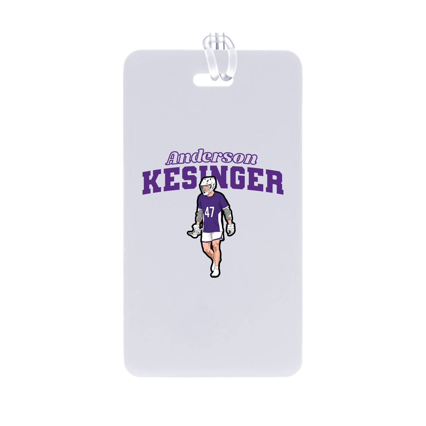 Bag Tag — Name Arch in Classic