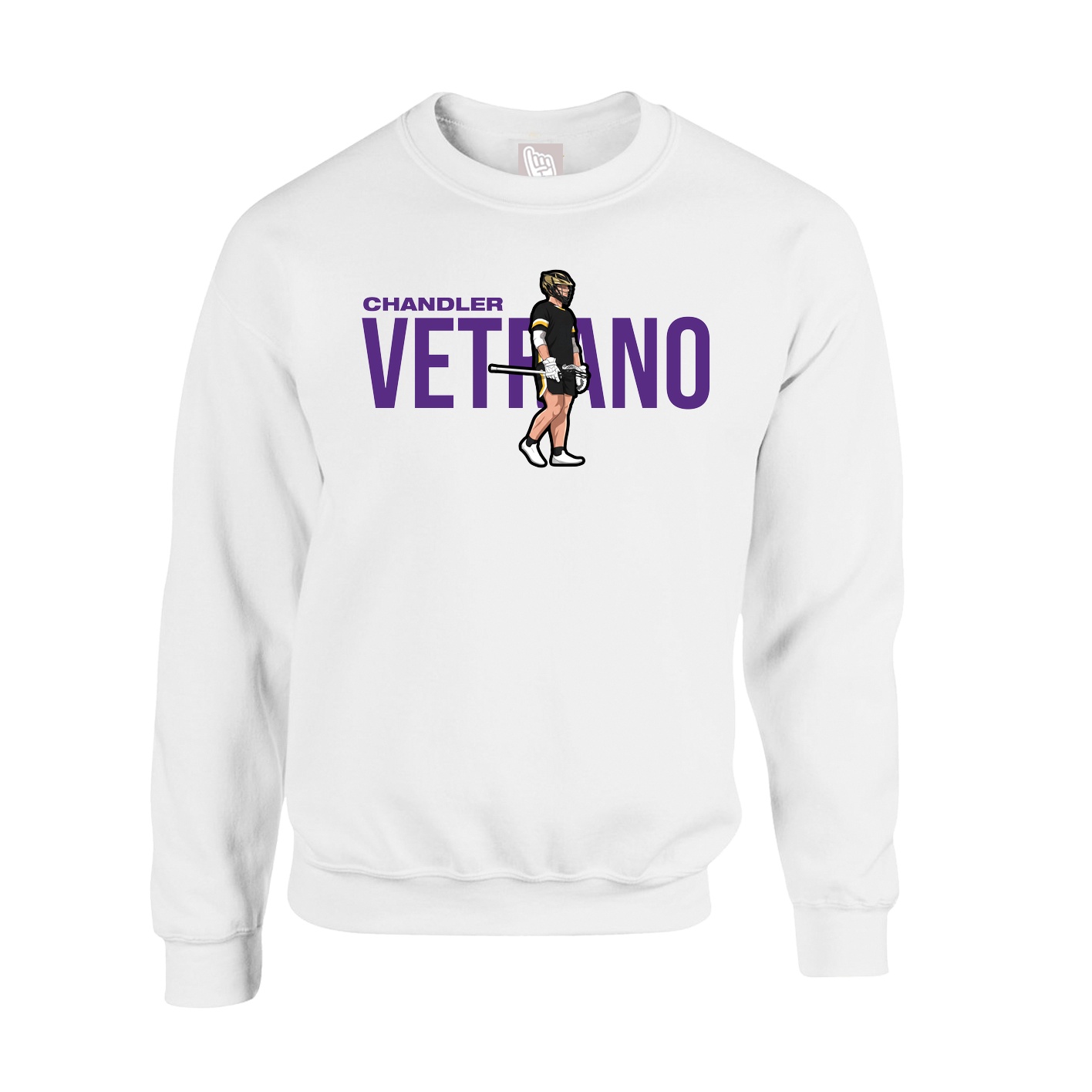 Fleece Crew — Player Name in White