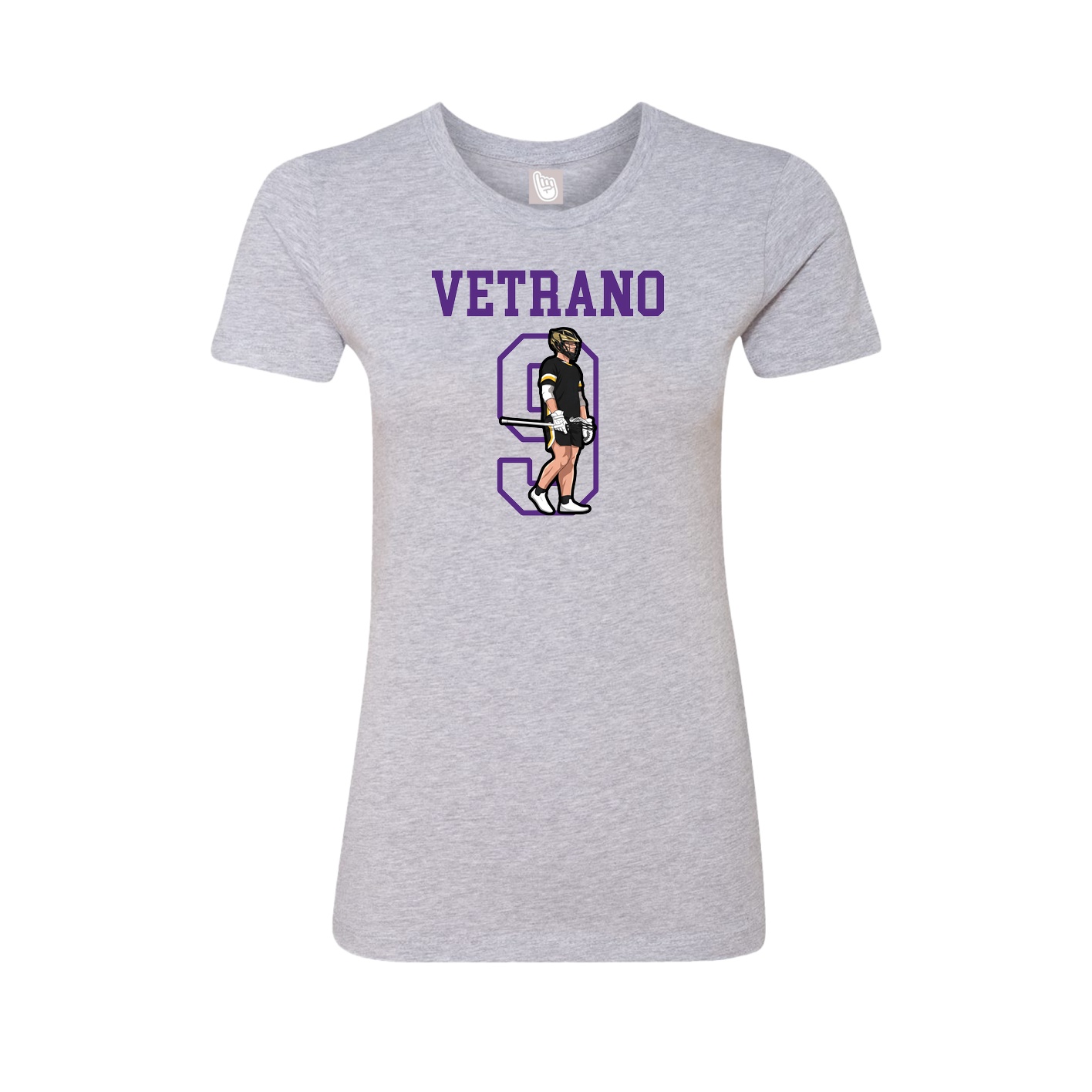 Fitted Women's Tee — Shirsey in Grey