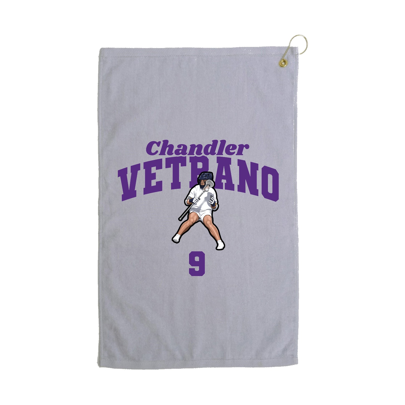 Golf Towel — Signature Arch in Grey