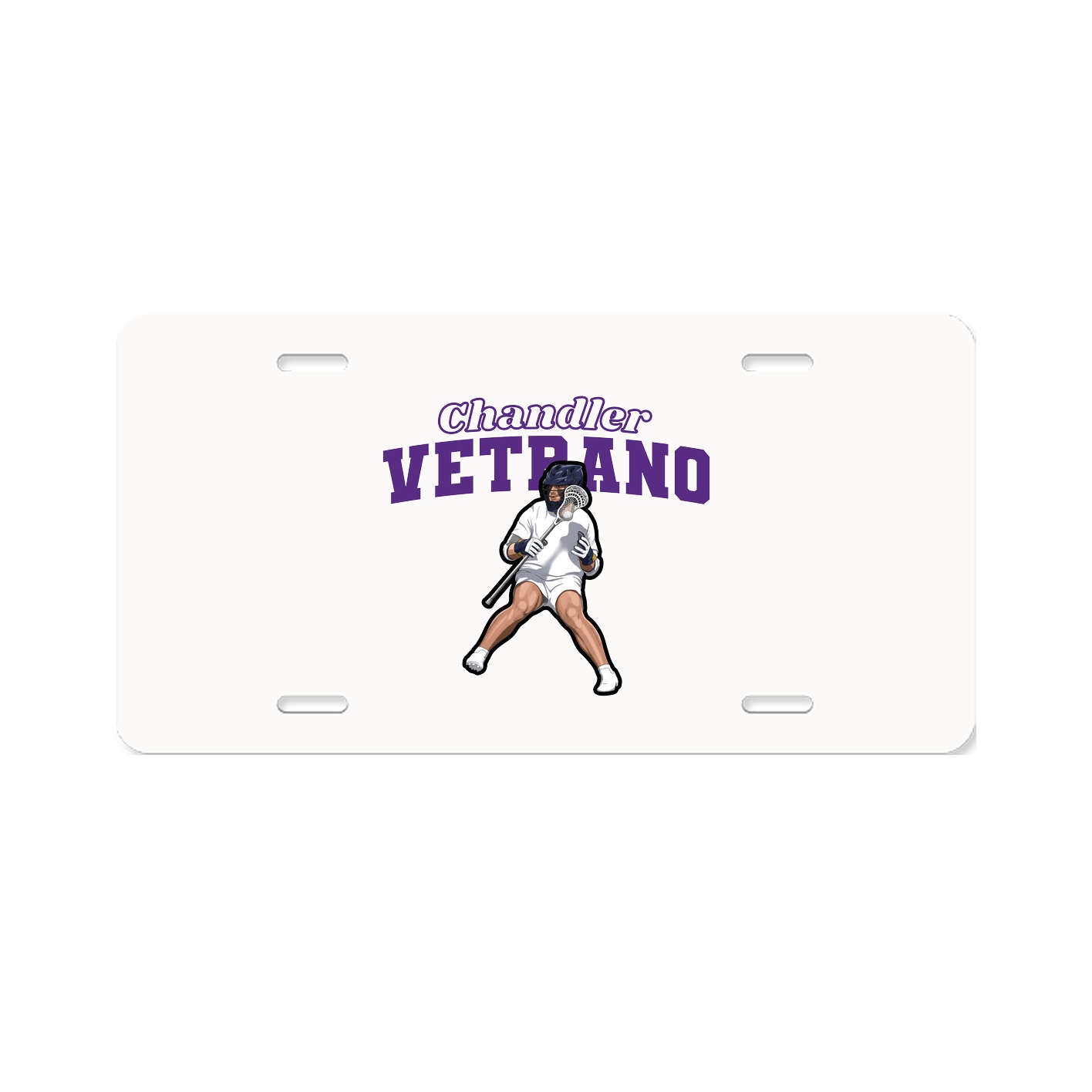 License Plate — Name Arch in Classic