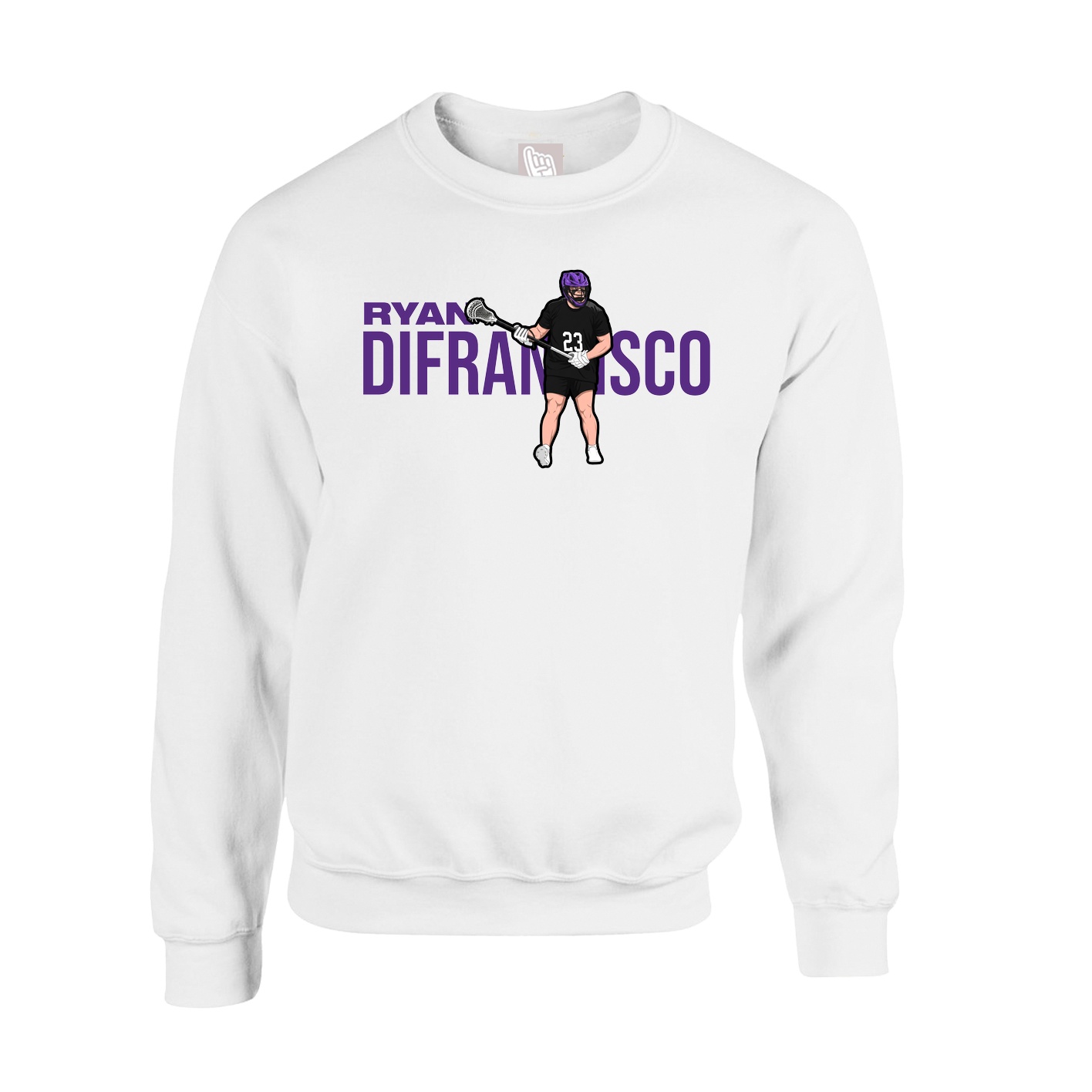 Fleece Crew — Player Name in White