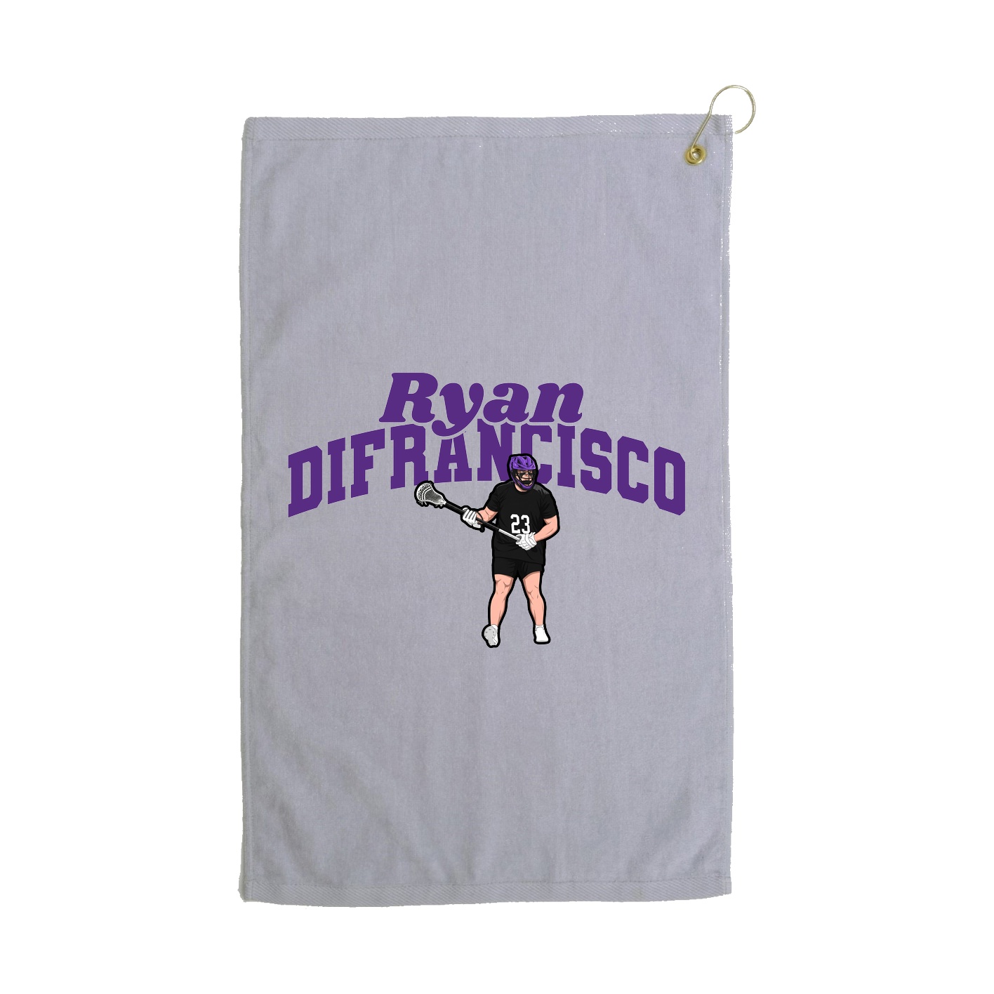Golf Towel — Signature Arch in Grey