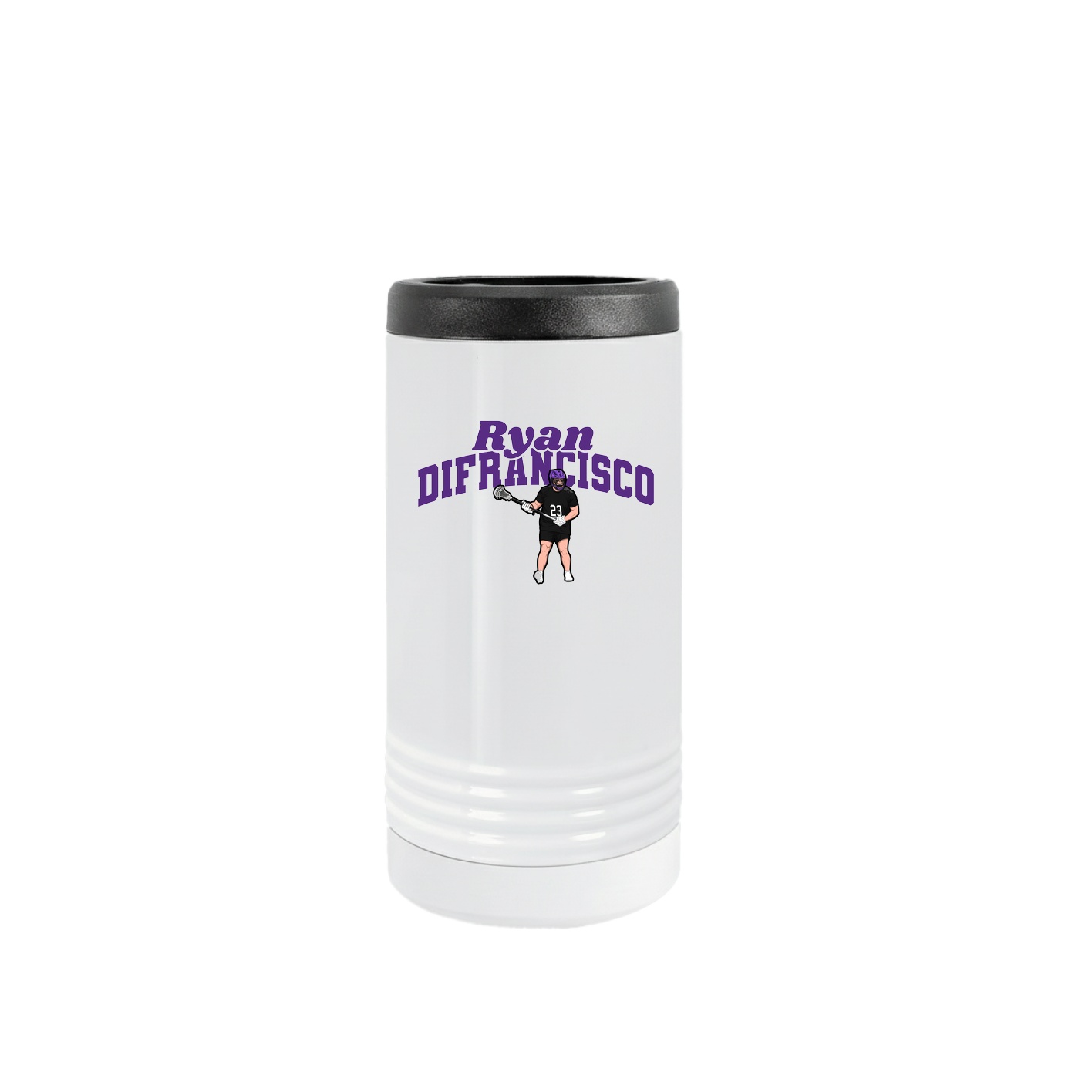 Slim Beverage Holder — Signature Arch in White