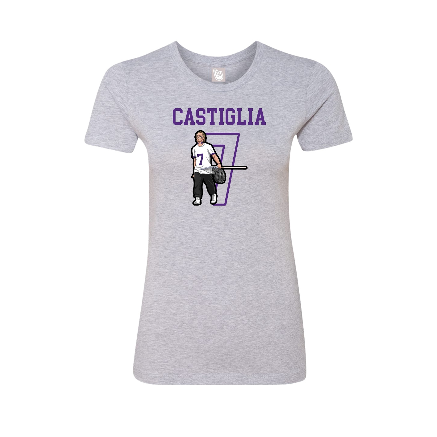 Fitted Women's Tee — Shirsey in Grey
