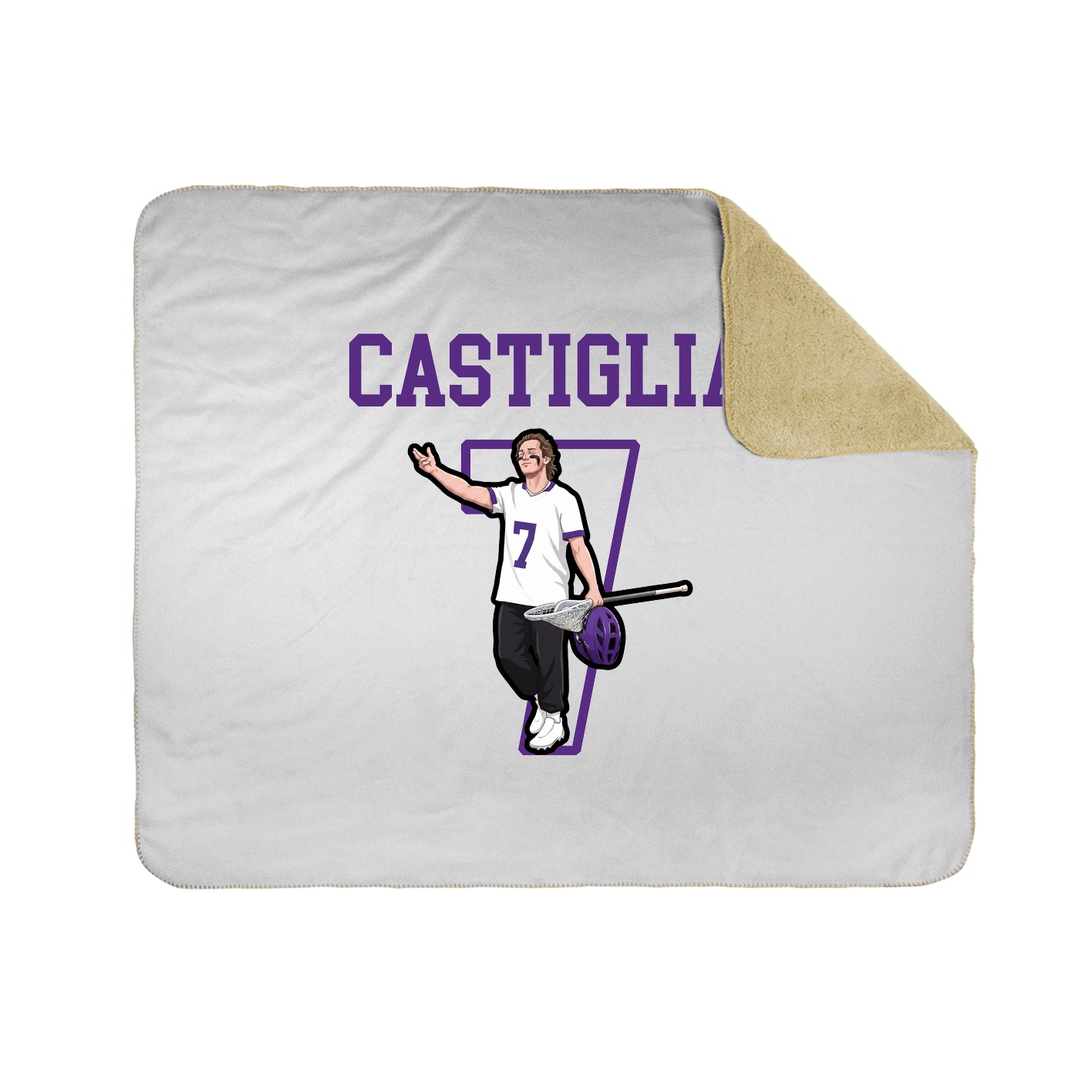 Throw Blanket — Shirsey in White